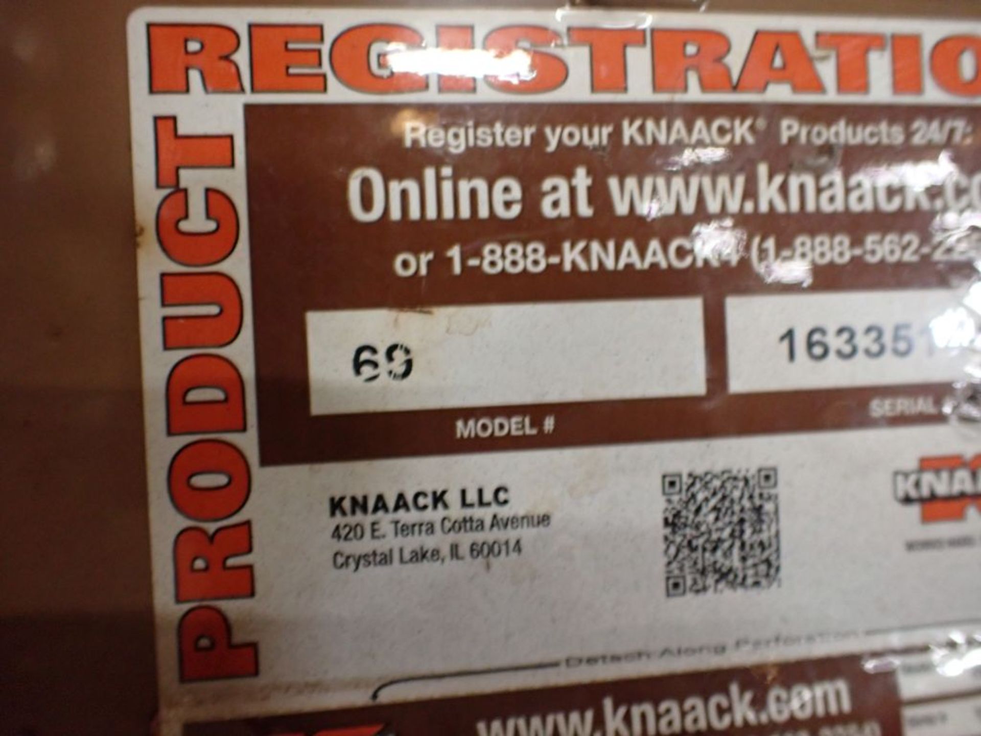 Knaack Job Box - 61"L x 31"W x 38.5"H; Tag: 214894 - Image 4 of 6