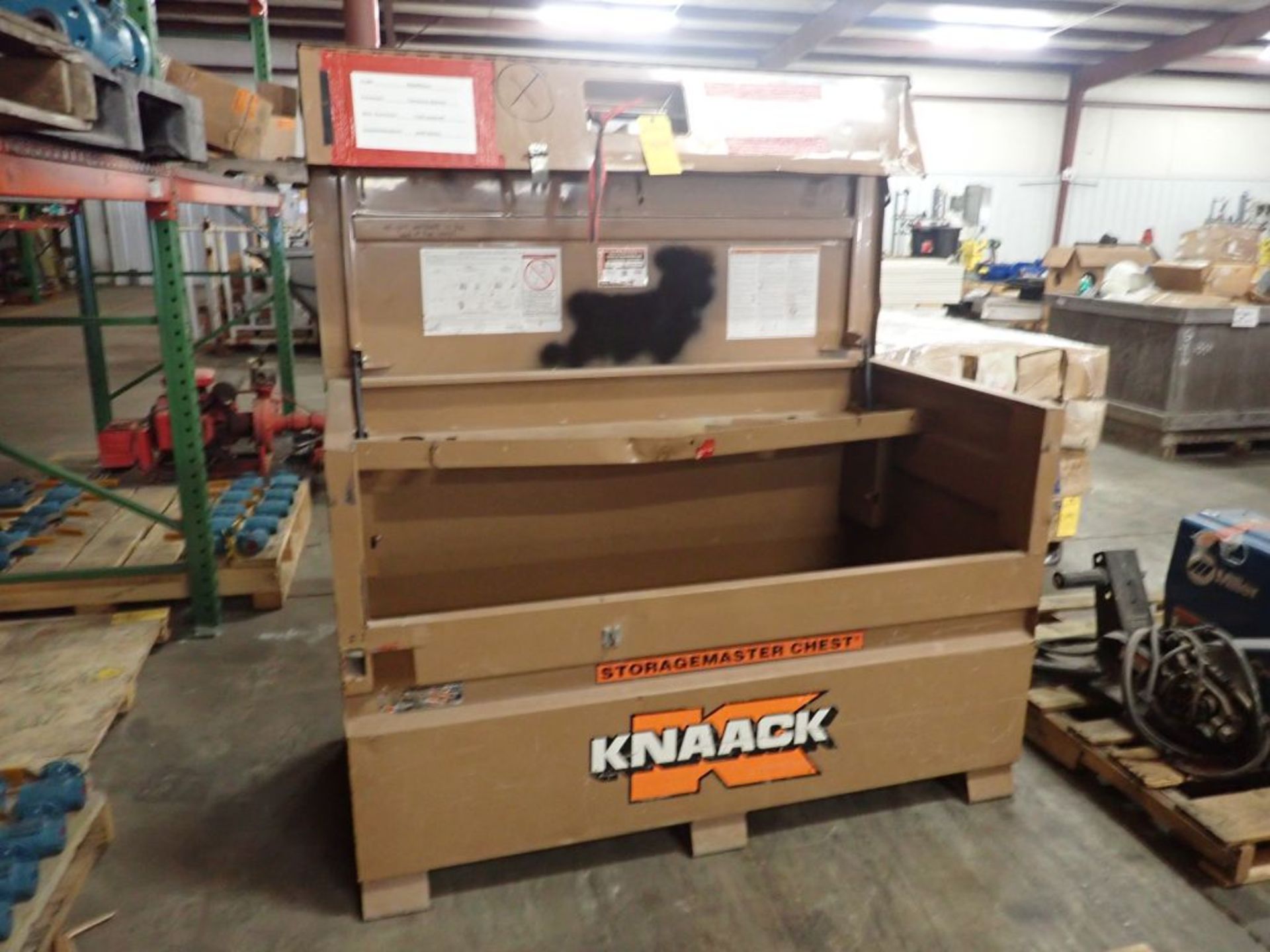 Knaack Job Box - 61"L x 31"W x 38.5"H; Tag: 214894