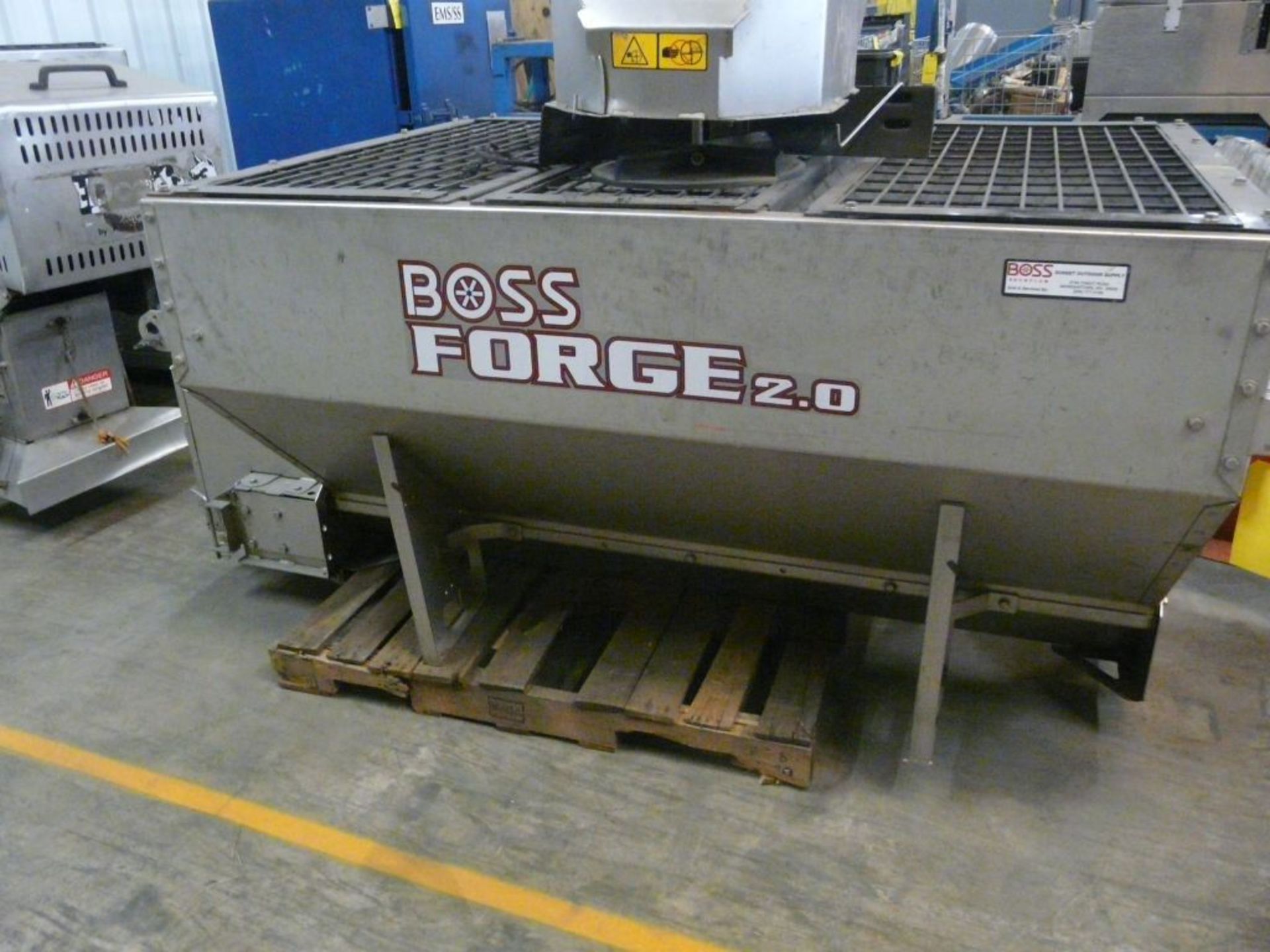 Boss Forge 2.0 Forge 2.0 Stainless Steel V-Box Auger Salt Spreader - Part No. VBS17100; Tag: 214766