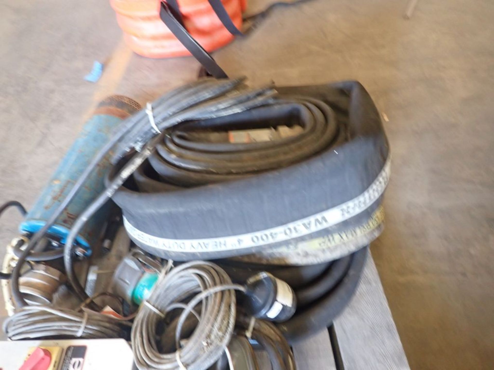 Lot of Assorted Components - Includes: Tsurumi Pump; Water Discharge Hose; Tag: 214858 - Image 7 of 16