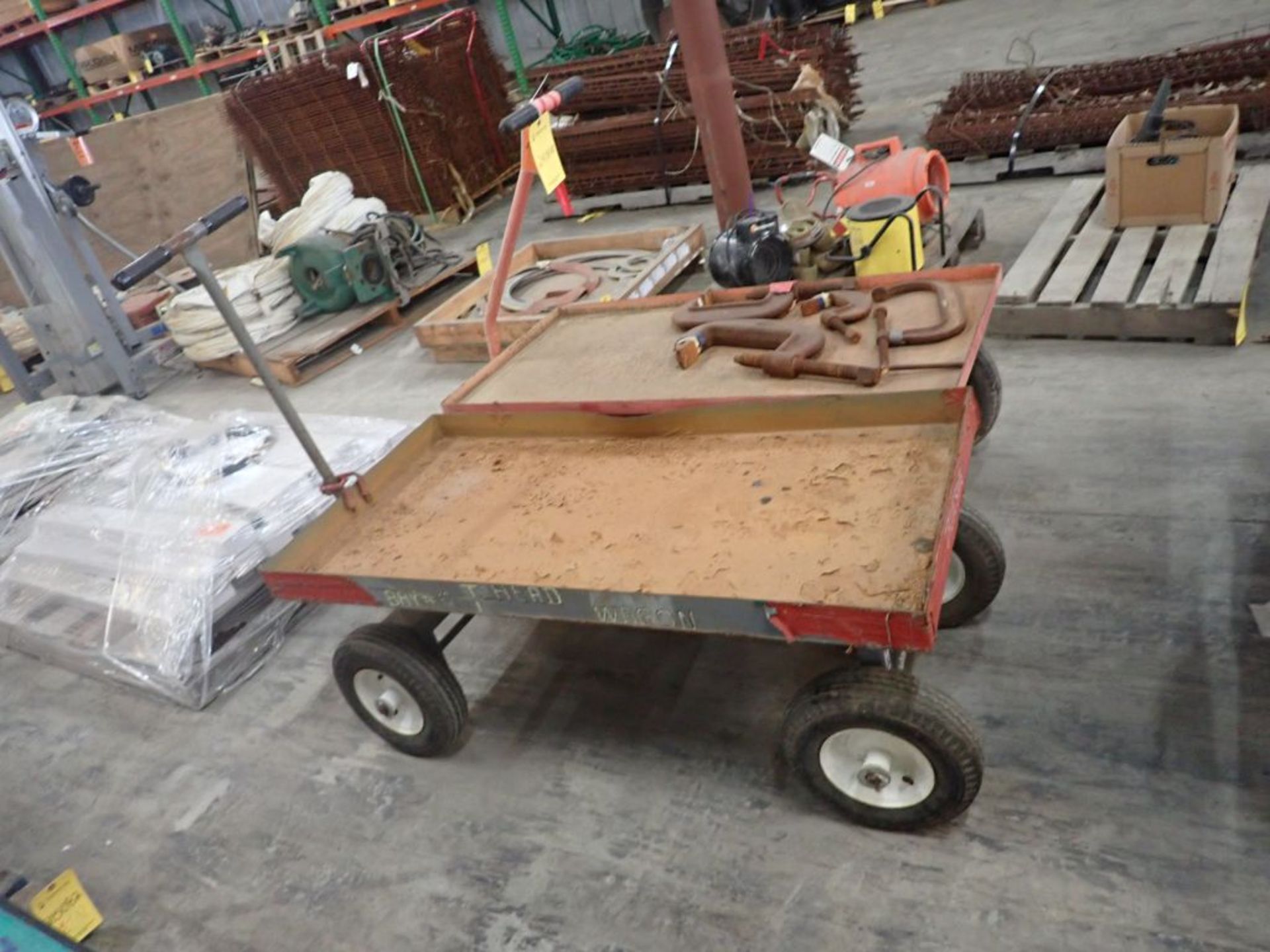 Lot of (2) Handled Wagons and (4) C-Clamps; Tag: 214848 - Image 6 of 16