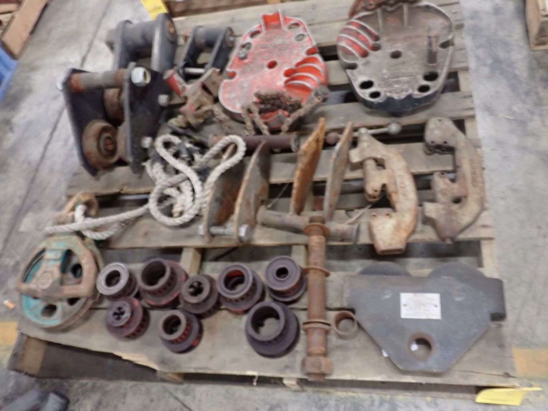 Lot of Assorted Ridgid Components - Includes: Tristand Yoke Pipe; Skookum; Series 630 Trolley;