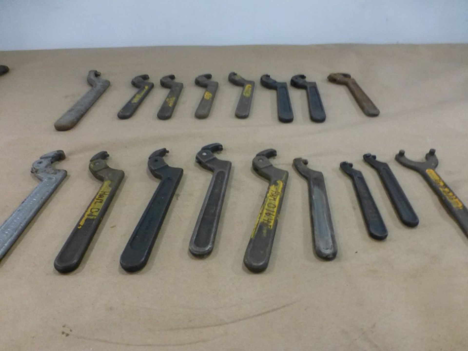 Lot of (17) Assorted Pin Type Spanner Wrenches - Brands Include: Armstrong; JH Williams; Part No'