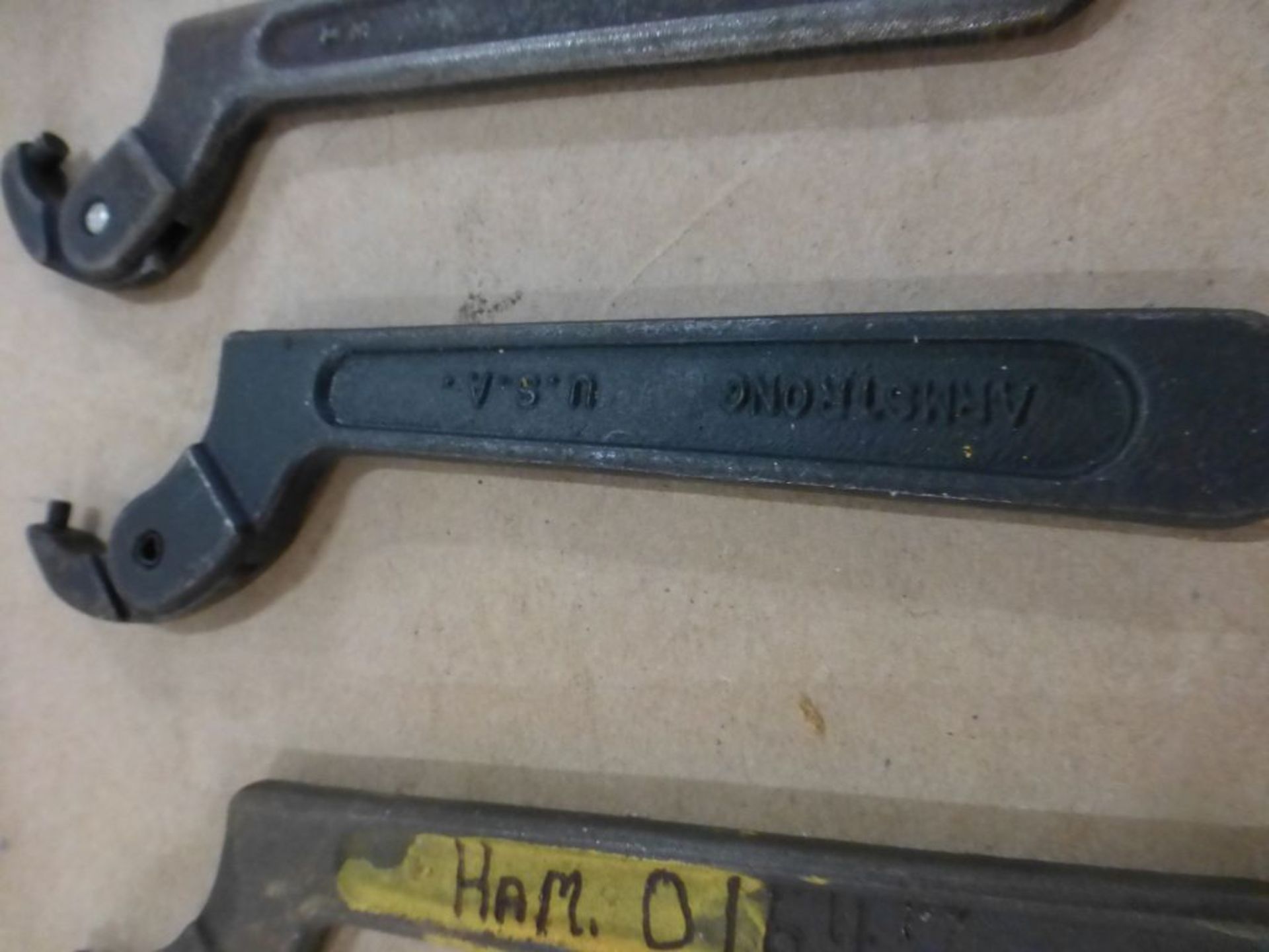 Lot of (17) Assorted Pin Type Spanner Wrenches - Brands Include: Armstrong; JH Williams; Part No' - Image 4 of 5