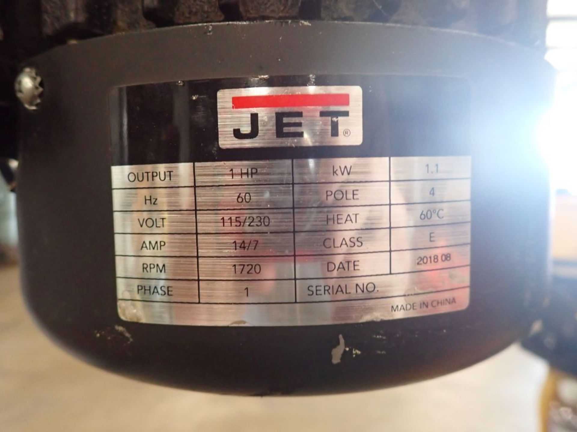 20" Jet Floor Drill Press - Serial No. 18082228; Model No. J-2550; Tag: 215125 - Image 6 of 13