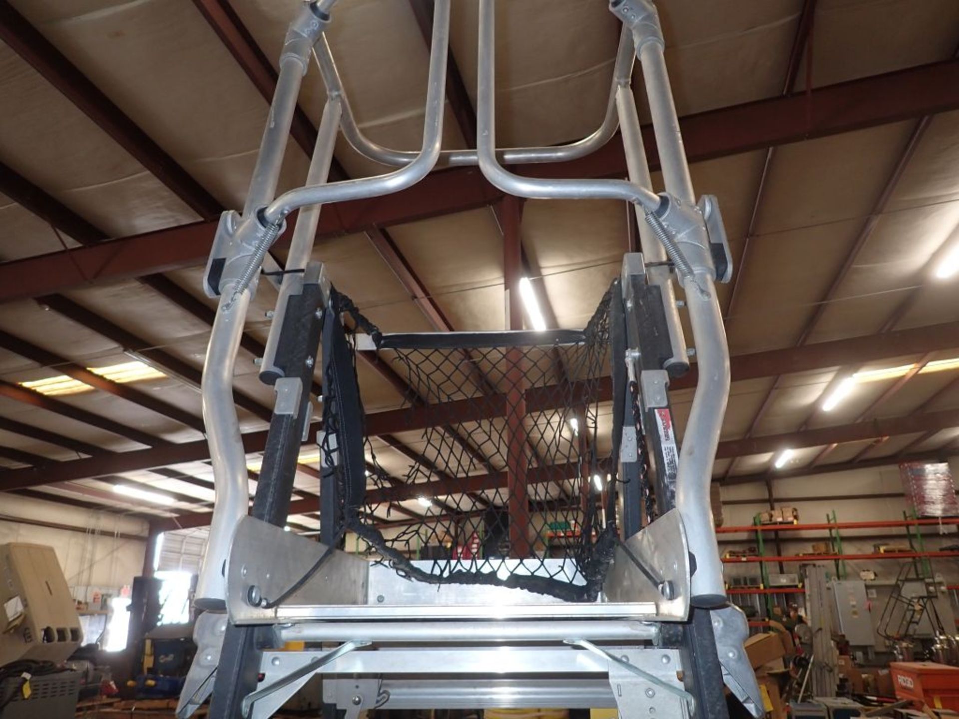 Little Giant Safety Cage Adjustable Platform Stepladder - 8-14'; 375 lb Capacity; Tag: 215268 - Image 3 of 6