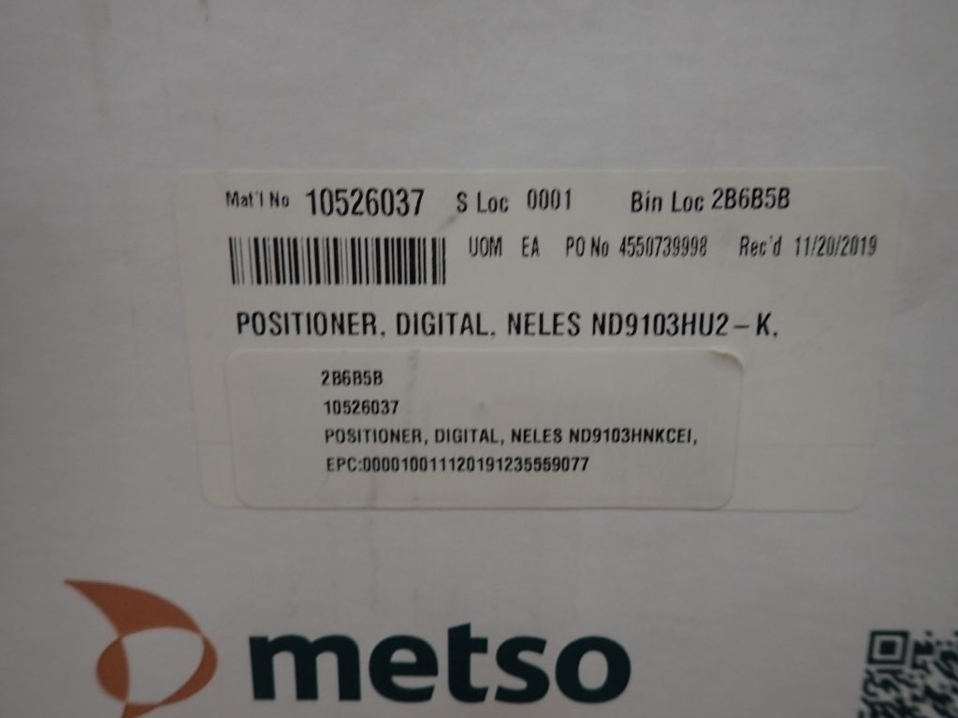 Lot of (4) Metso Positioners - (1) Electro Pneumatic Positioner Type: NE724181; (1) Digital - Image 11 of 11