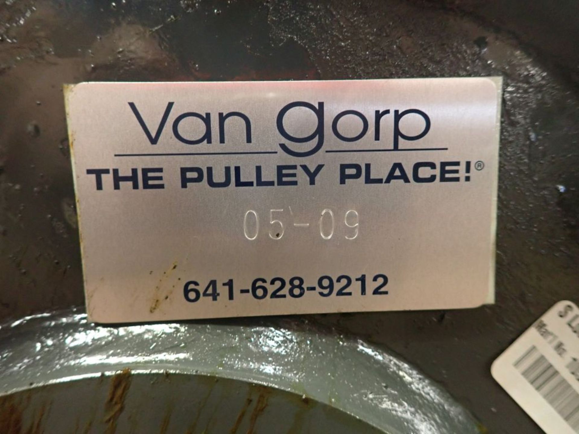 Van Gorp Take Up Pulley - 16" Diameter x 42"; Tag: 215929 - Image 4 of 6