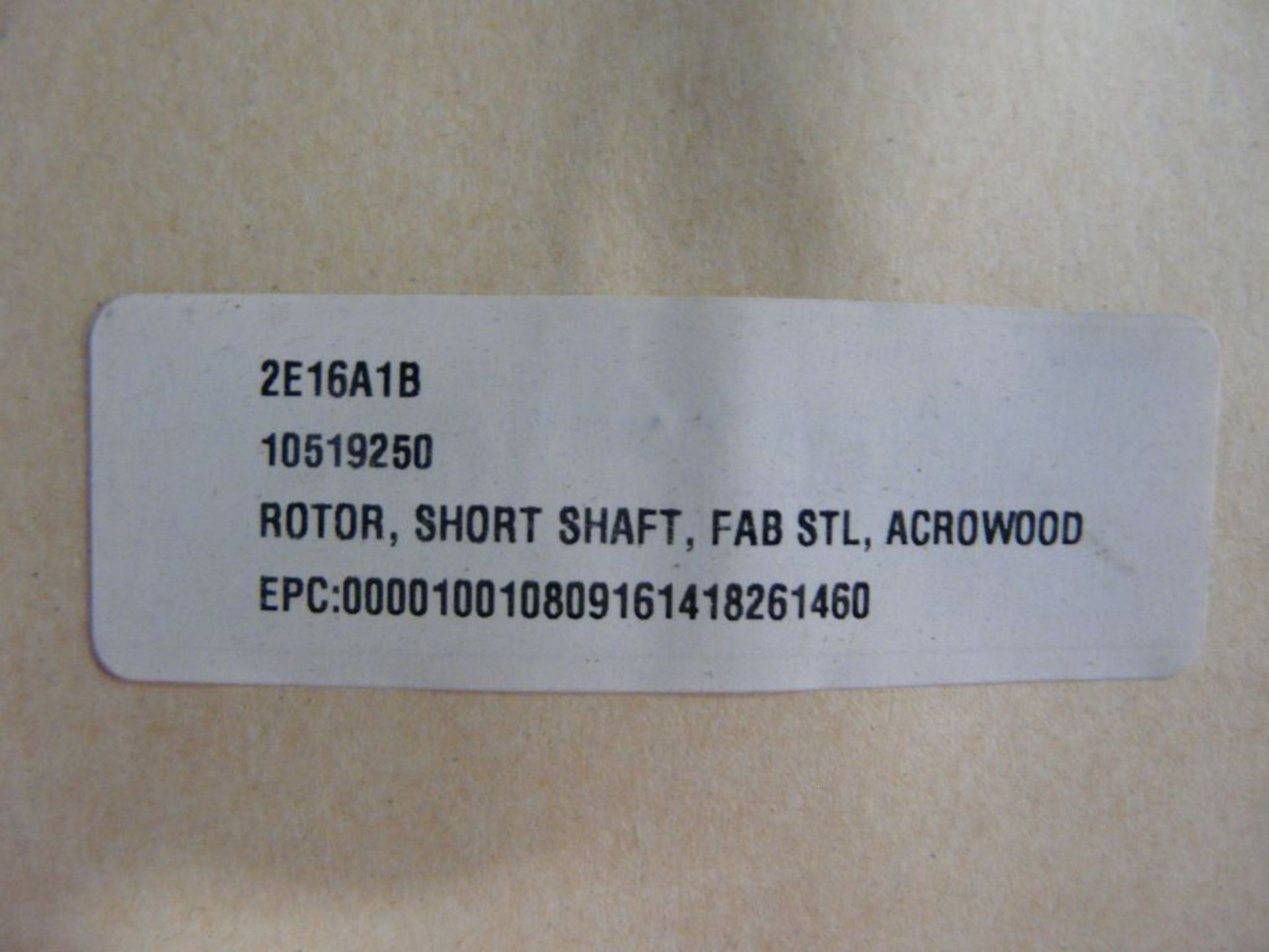 Acrowood FAB STL Short Shaft Rotor - Tag: 215769 - Image 4 of 4