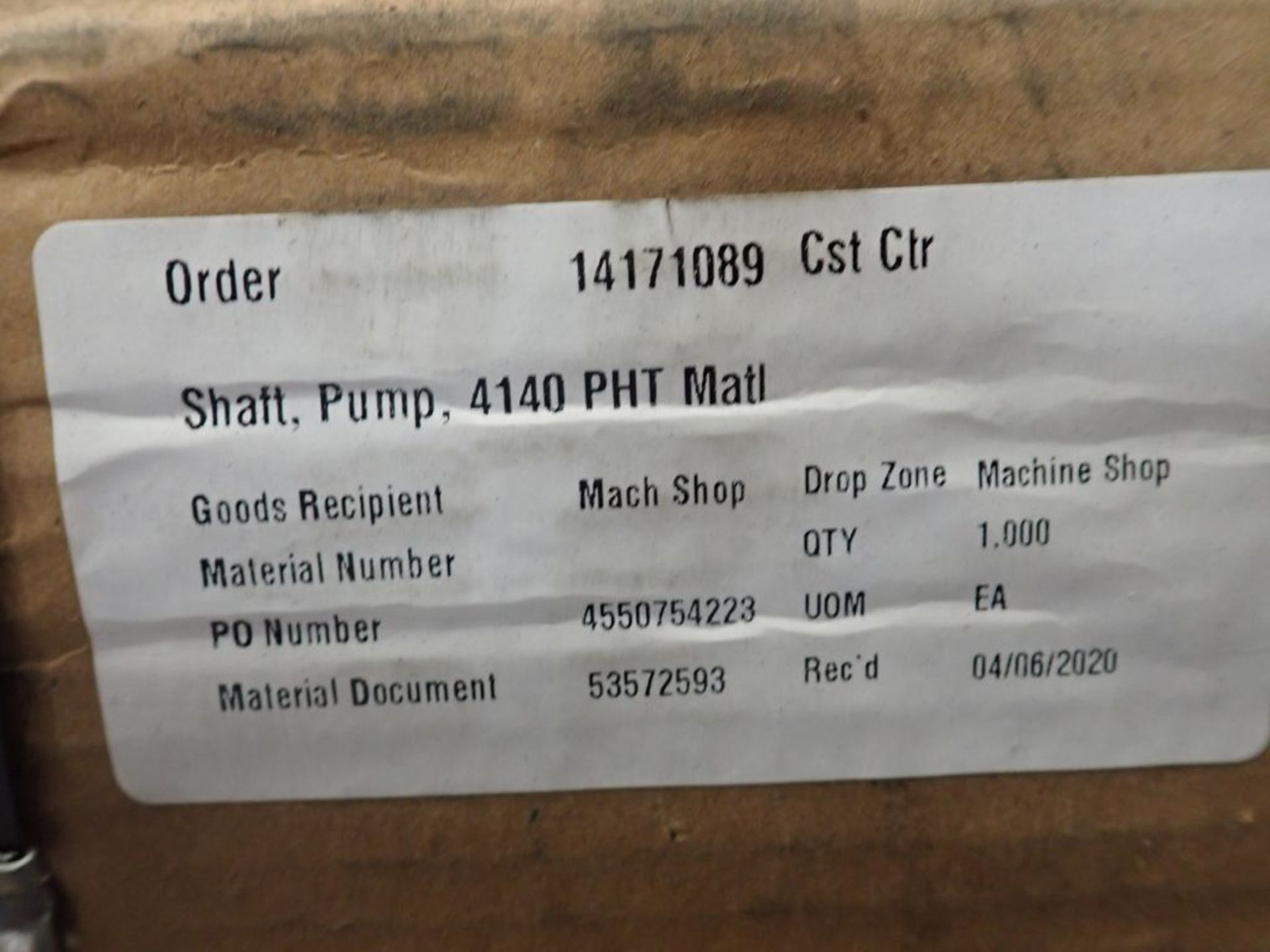 Shaft Pump - 4140PHT; Tag: 215659 - Image 4 of 6