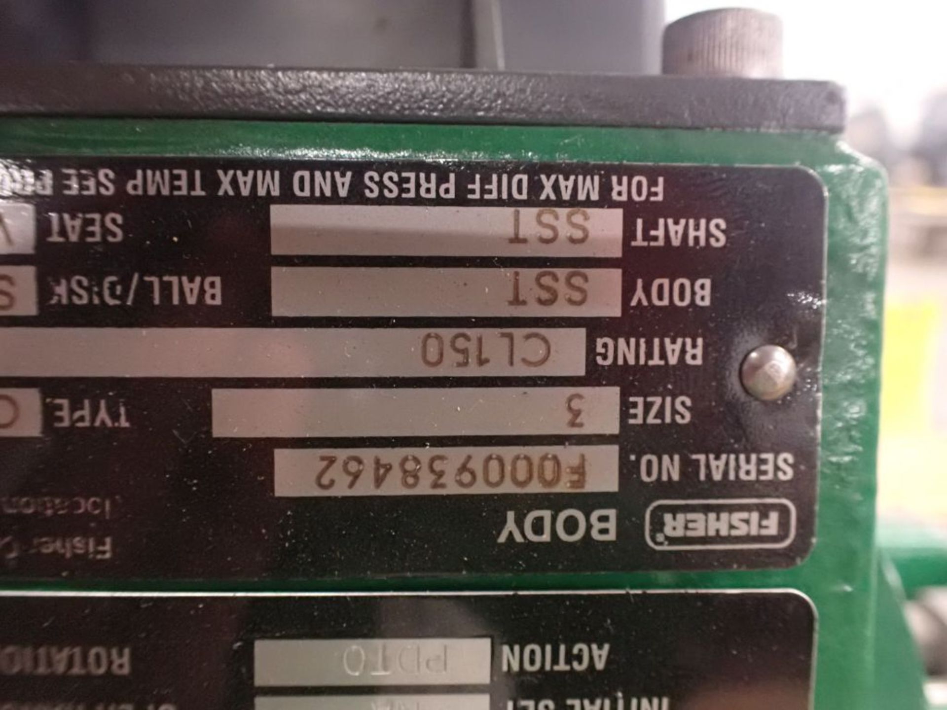 Fisher Actuator - Serial No. 19508173; Type: 1051; Tag: 215771 - Image 10 of 15