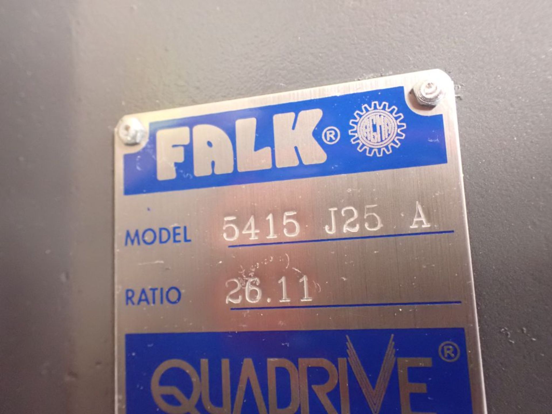Falk Enclosed Gear Drive w/Components - Model No. 5415 J25 A ; 26.11 Ratio; Tag: 215684 - Image 21 of 21