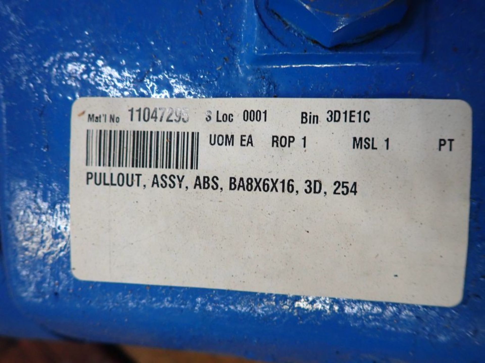 ABS Pullout Pump Subassembly - Part No. 254; 8 x 6 x 16; Tag: 215992 - Image 6 of 7