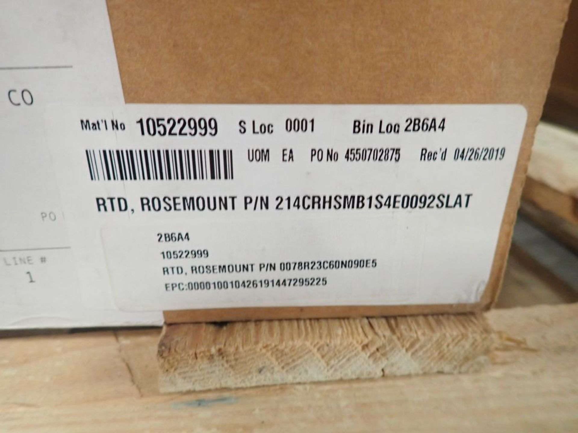 Lot of (3) Rosemount Sensors - (1) Part No. 00079-0325-0004; (2) Type: 4X/IP 66; Tag: 215699 - Image 12 of 12