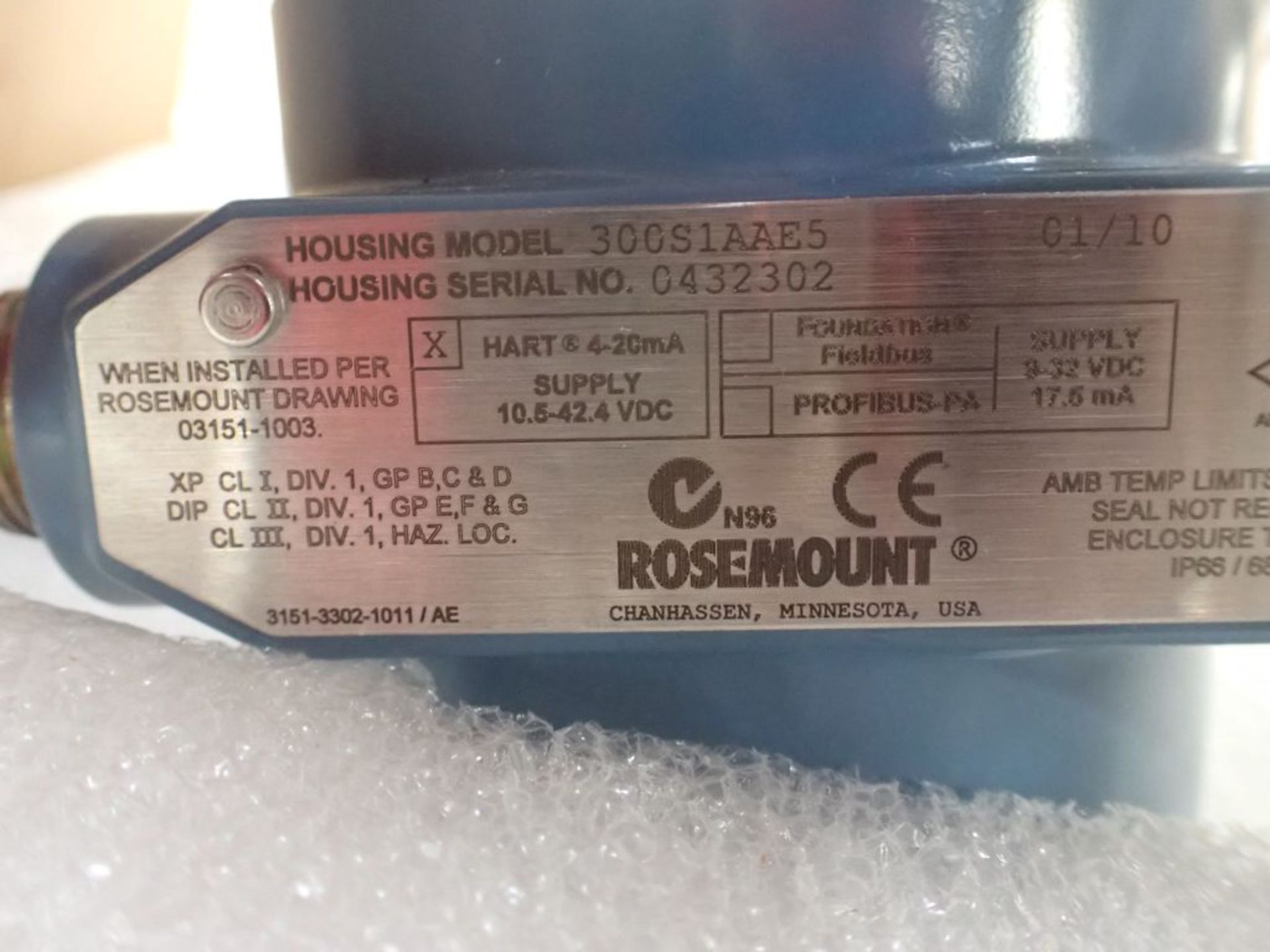 Rosemount Sensor/Transmitter - Serial No. 0432302; Tag: 215700 - Image 7 of 8