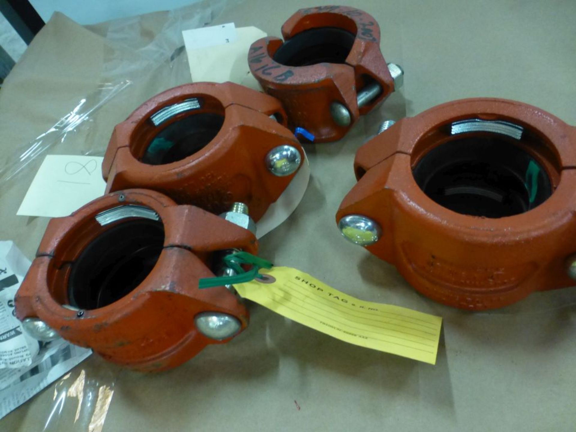 Lot of (4) Plainlocks Victaulic Couplings - Size: 2-1/2"; Tag: 216184 - Image 2 of 4