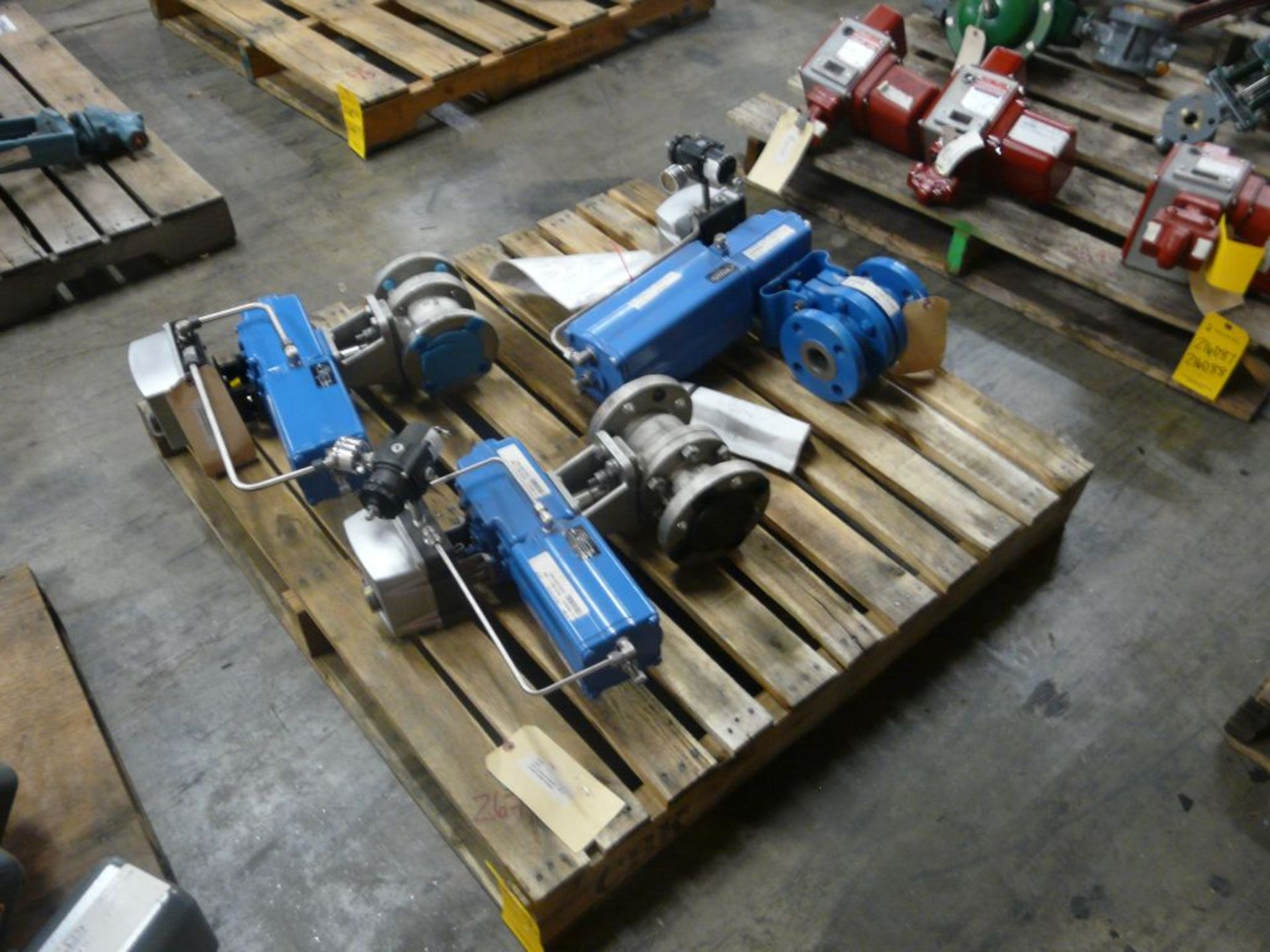 Lot of (3) Neles Ball Valves - Sizes Include:; 1-1/2"; 2"; Tag: 216086