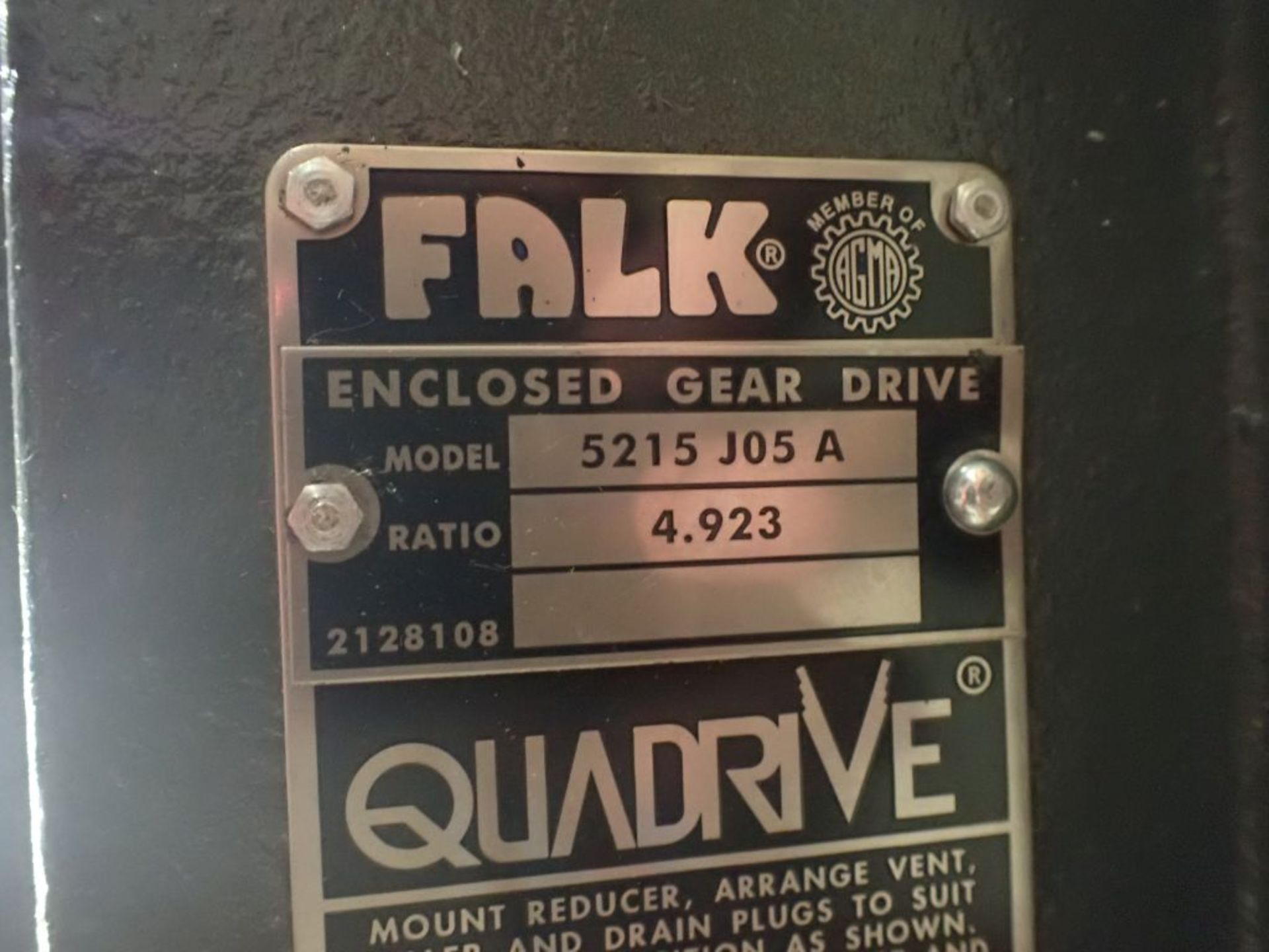 Lot of Assorted Falk Components - (1) Enclosed Gear Drive Model No. 5215 J05 A, 4.923 Ratio; - Image 20 of 21
