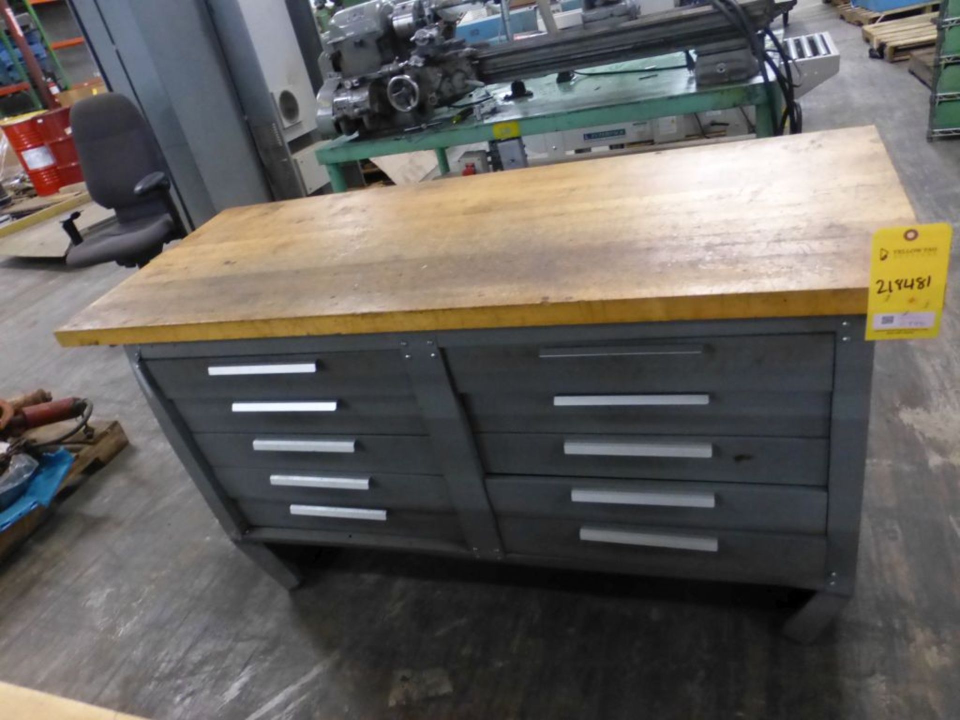 24" x 60" Wood Top Storage Cabinet - Tag: 218481