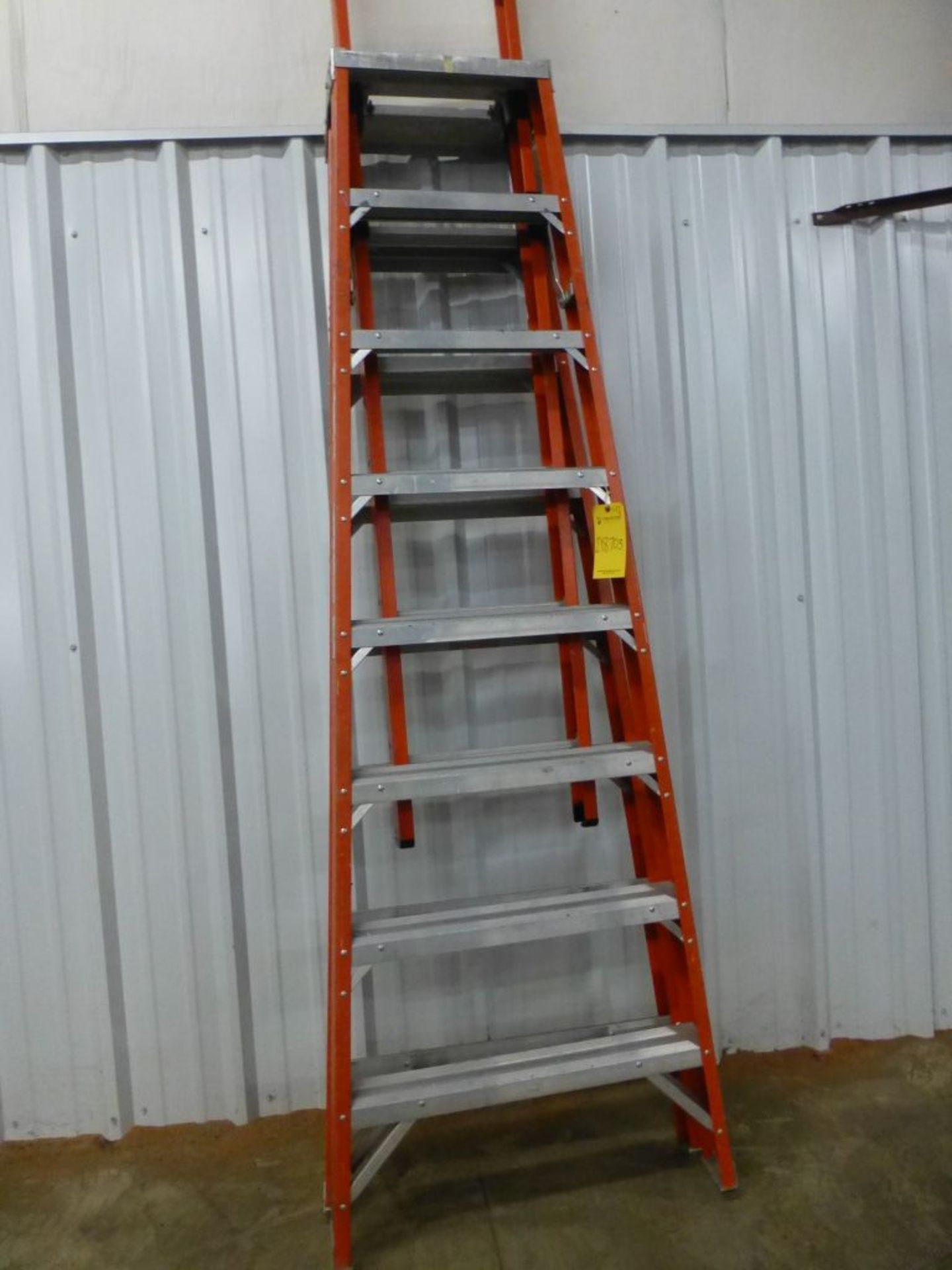 Werner Extension Trestle Ladder - Model No. E7408; 8'; 12' Extension; Tag: 218703 - Image 3 of 3