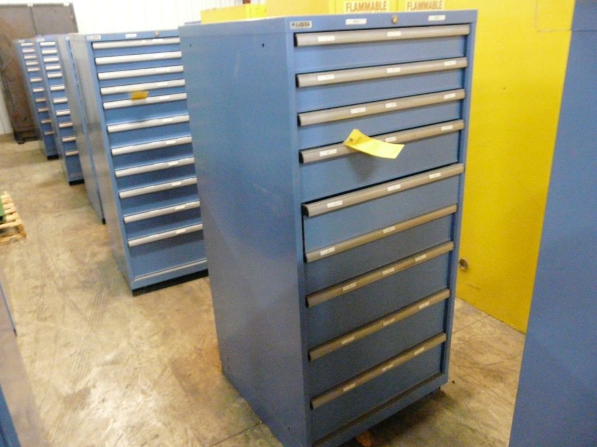 Lista 9-Drawer Cabinet - 28-1/2"W x 28-1/2"L x 59-1/2"H; Tag: 218668