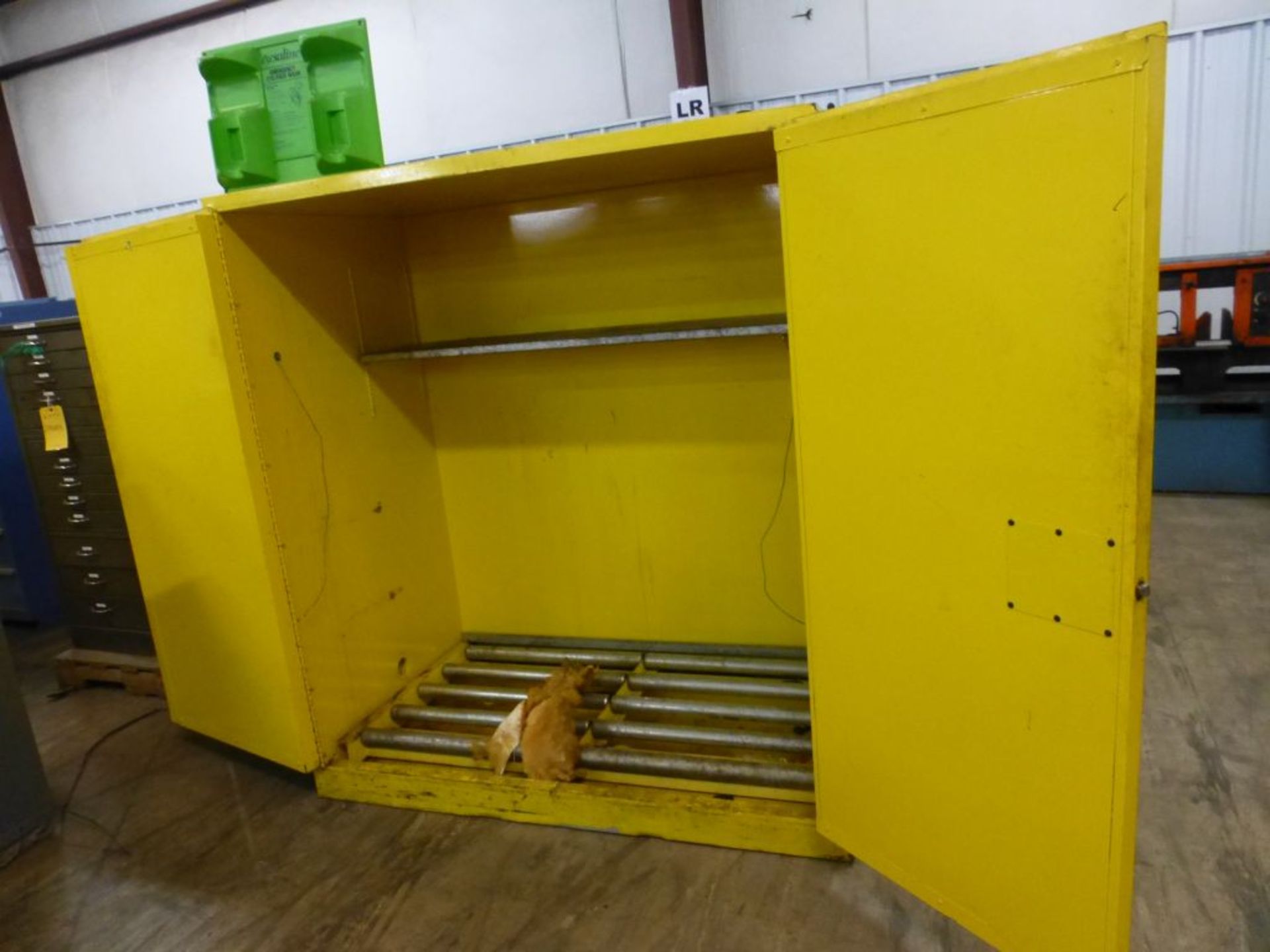 Securall 1-Shelf Cabinets Safety Storage for Flammable Liquids - 30-Gallon Capacity; 59" x 34"L x - Image 9 of 9