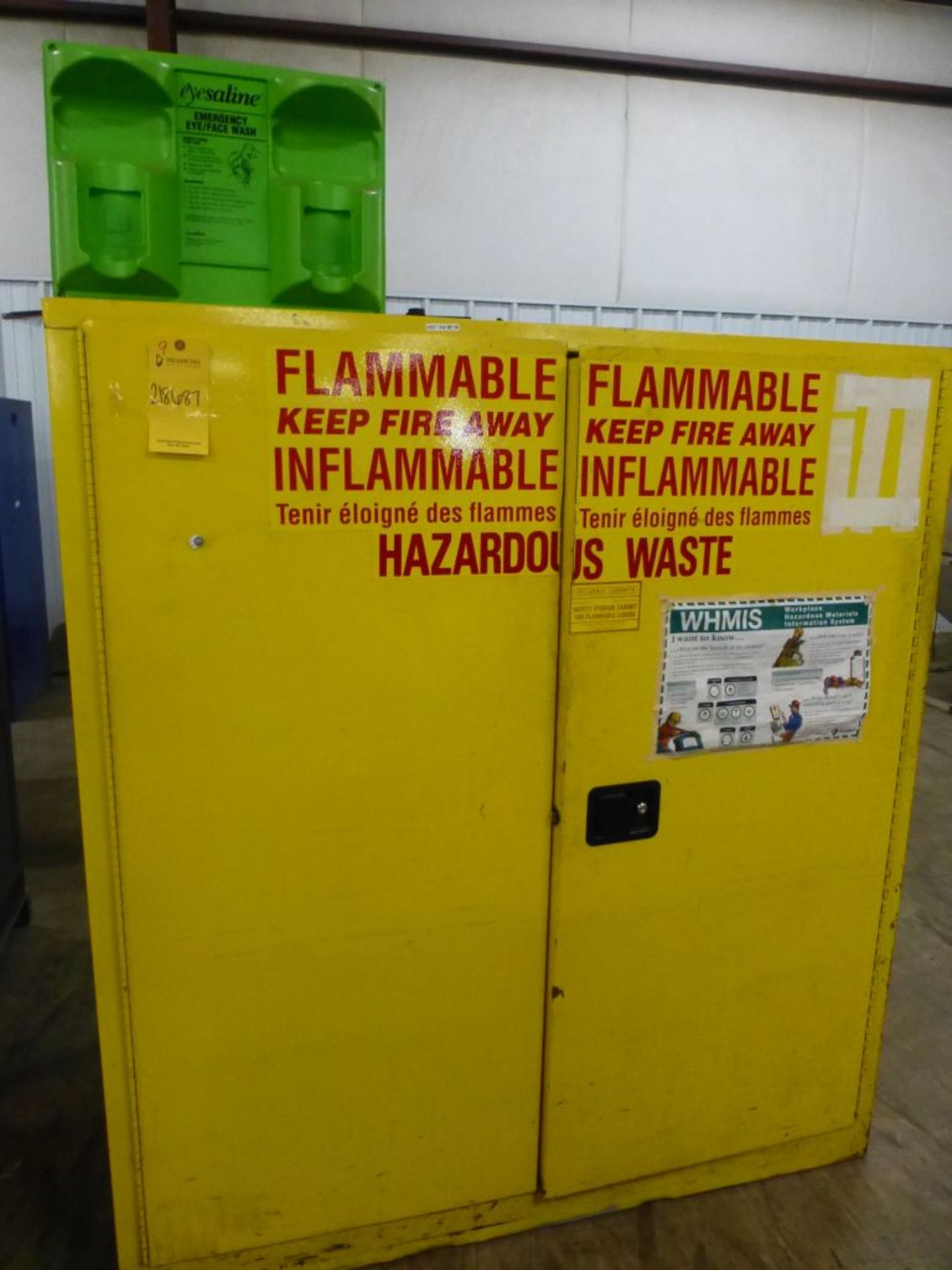 Securall 1-Shelf Cabinets Safety Storage for Flammable Liquids - 30-Gallon Capacity; 59" x 34"L x