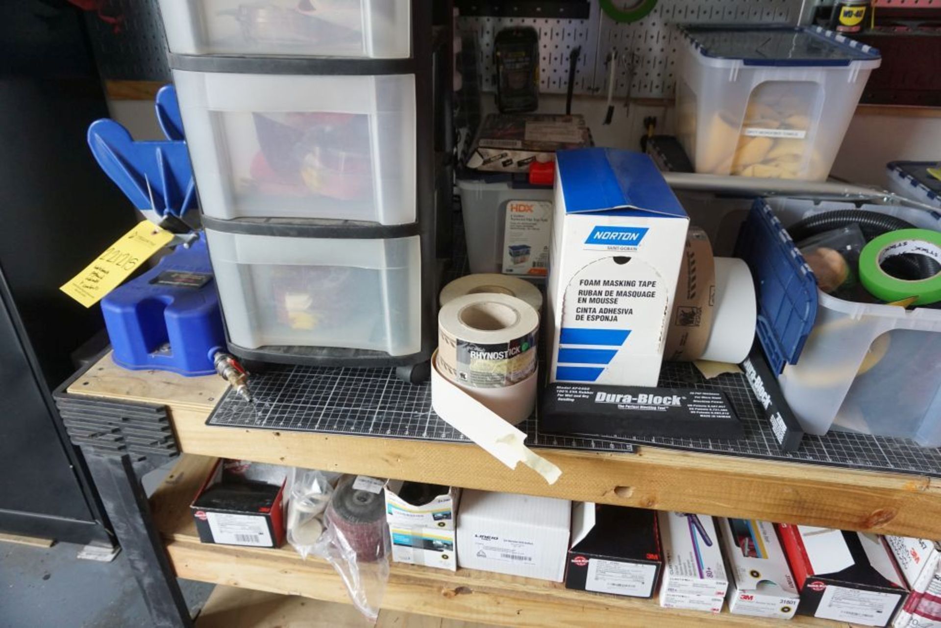 Lot of Assorted Components|Includes:; Workbench; Pegboard; Cabinet and Contents; Tag: 221215 - Image 5 of 15