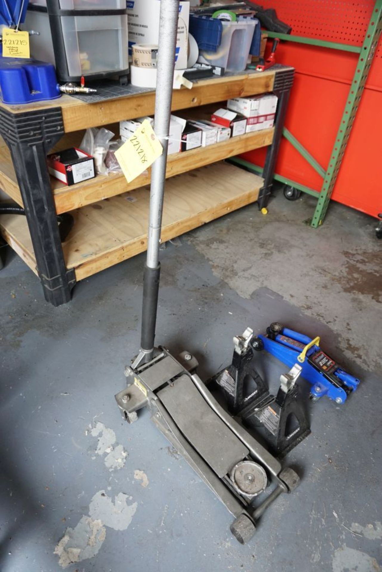 Lot of (2) Jacks and (2) 3-Ton Stands|(1) 2-Ton Jack; Tag: 221218 - Image 6 of 6