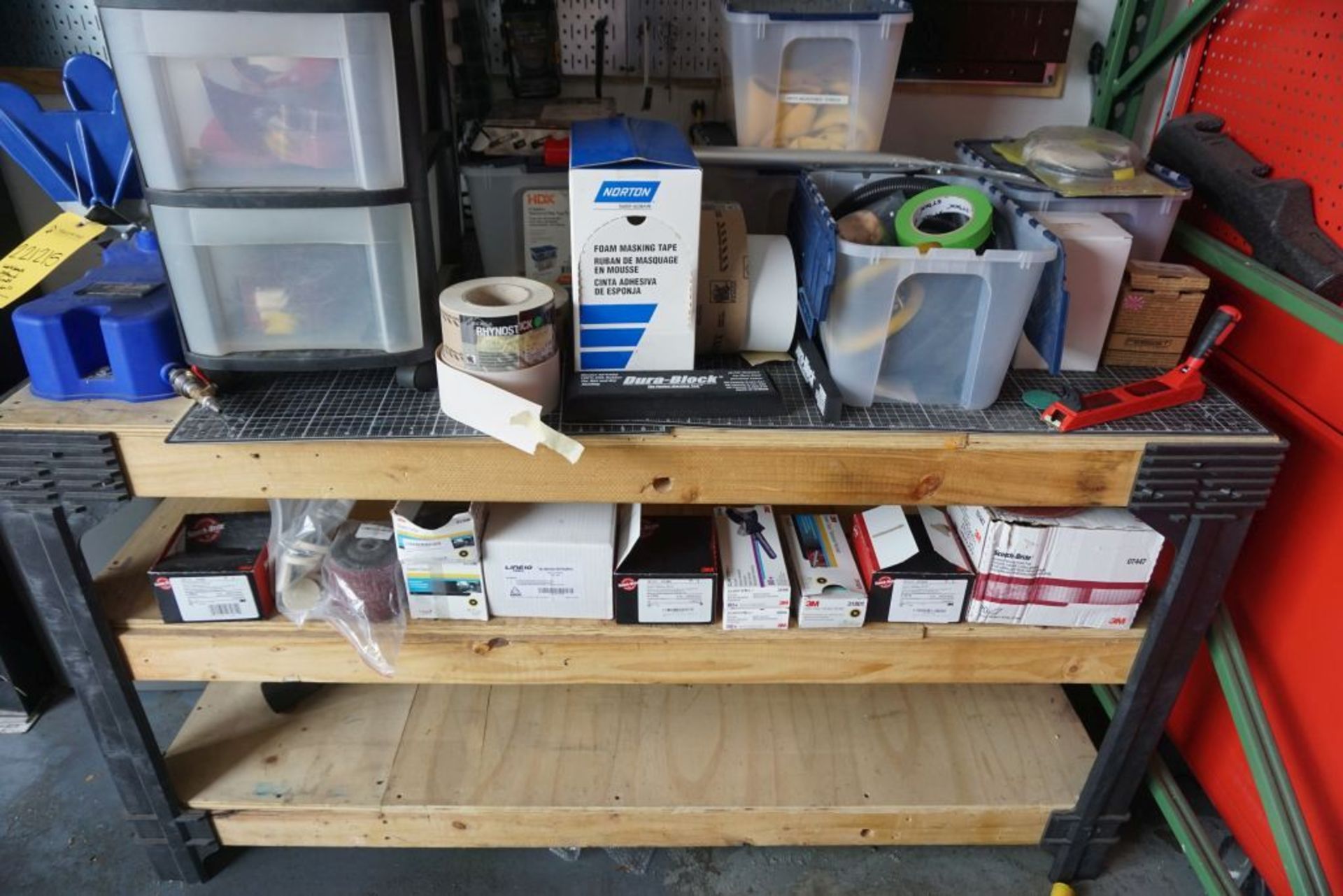Lot of Assorted Components|Includes:; Workbench; Pegboard; Cabinet and Contents; Tag: 221215 - Image 3 of 15