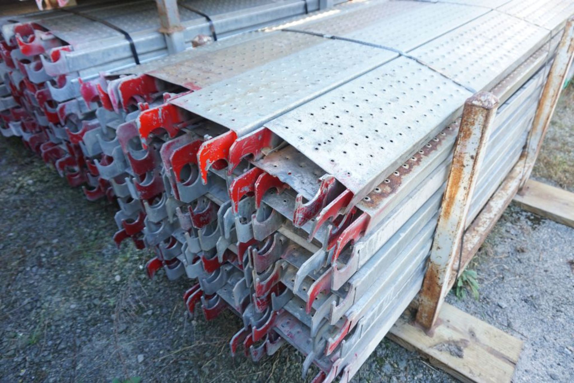 Lot of (256) 7' Steel Plank - 9" Wide - Bay Length 84" (2.13M); Type: WBSSP7 - (4) Racks Per Lot - - Image 11 of 12