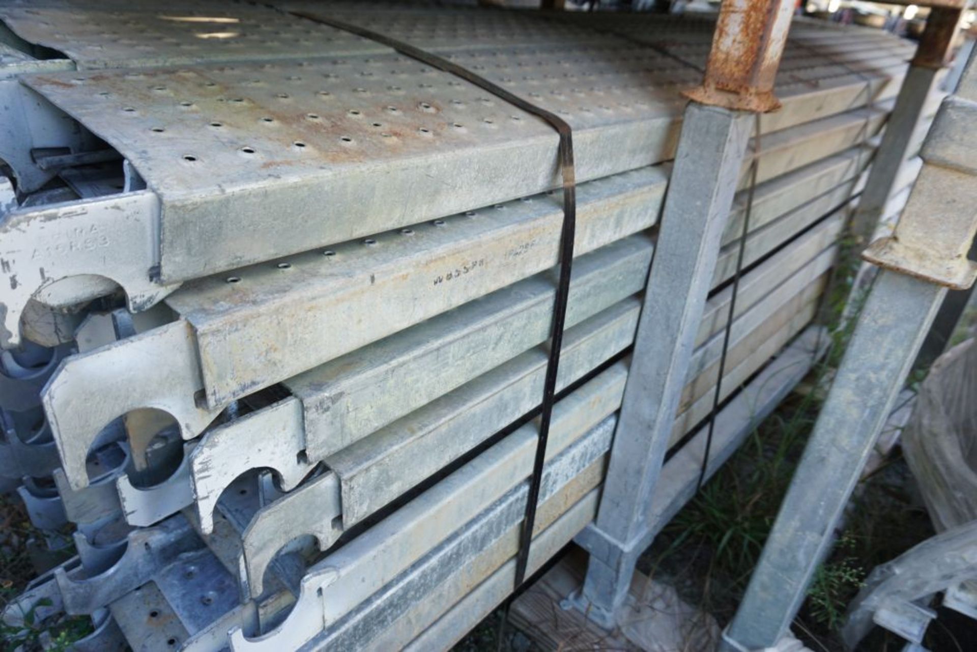 Lot of (256) 8' Steel Plank - 9" Wide - Bay Length 96" (2.44M); Type: WBSSP8 - (4) Racks Per Lot - - Image 6 of 14