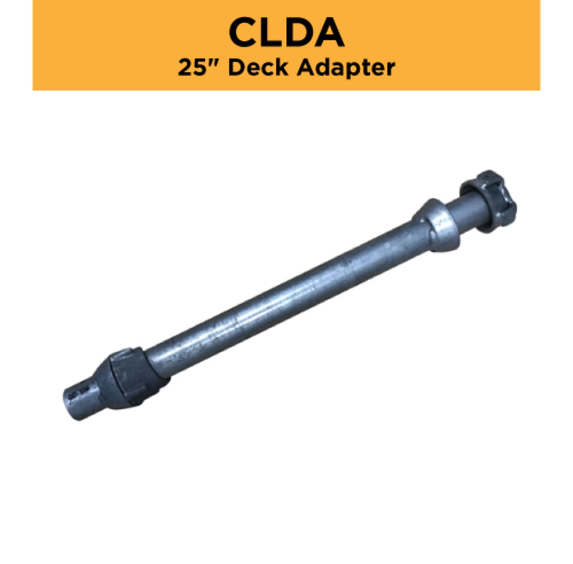 Lot of (250) 25" Deck Adapter - Type: CLDA - (1) Racks Per Lot - Approximate Weight: 3,000 Lbs; Tag:
