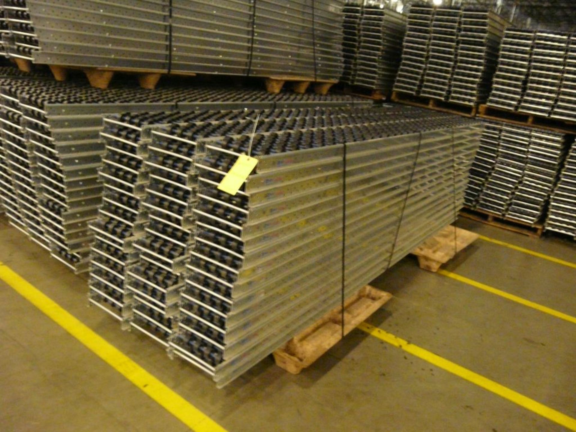 Lot of (90) SpanTrack Wheelbed Carton Flow Conveyors - 11.5'L x 11"W; Tag: 223610 - $30 Lot