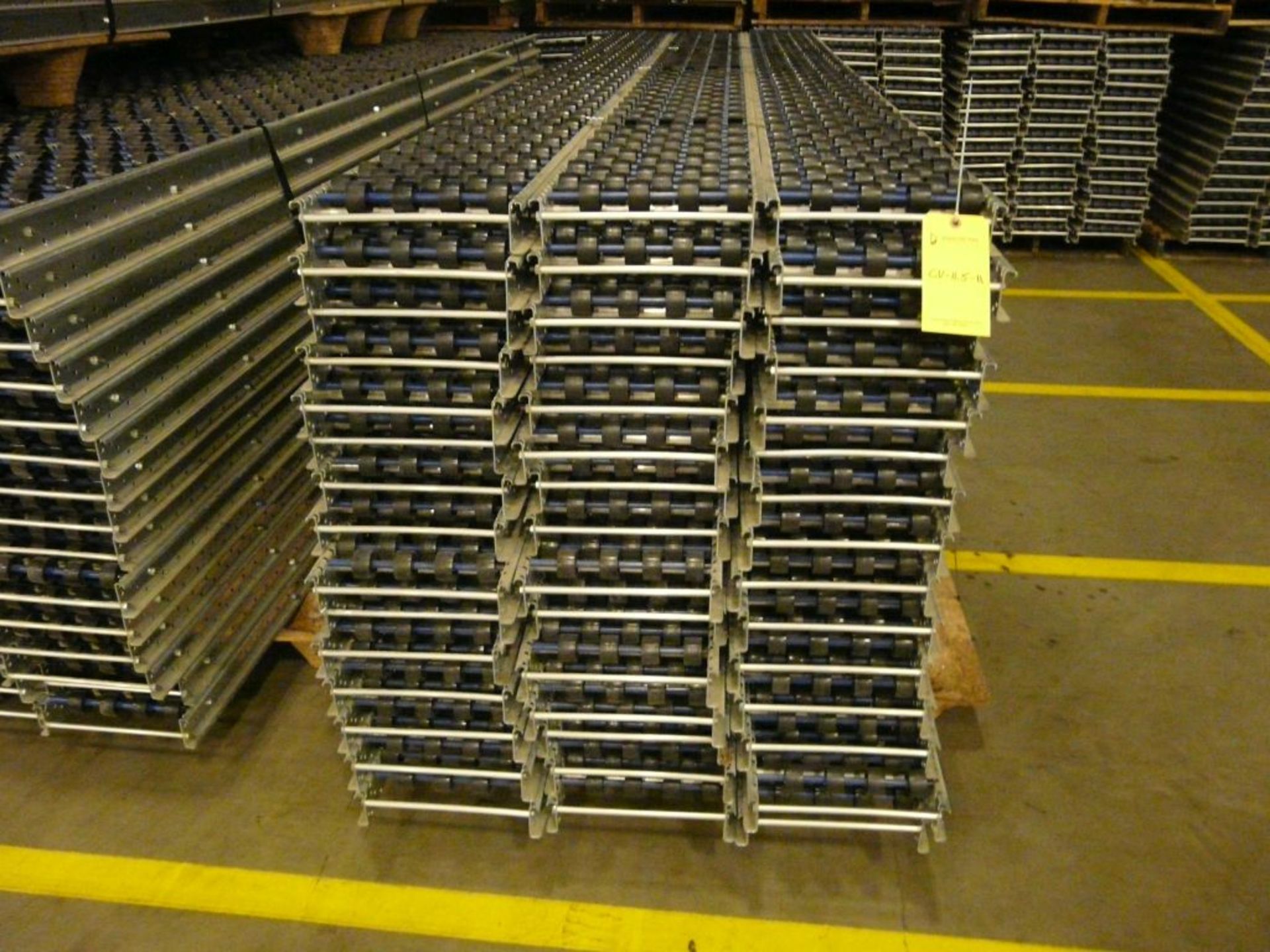 Lot of (90) SpanTrack Wheelbed Carton Flow Conveyors - 11.5'L x 11"W; Tag: 223557 - $30 Lot - Image 2 of 4
