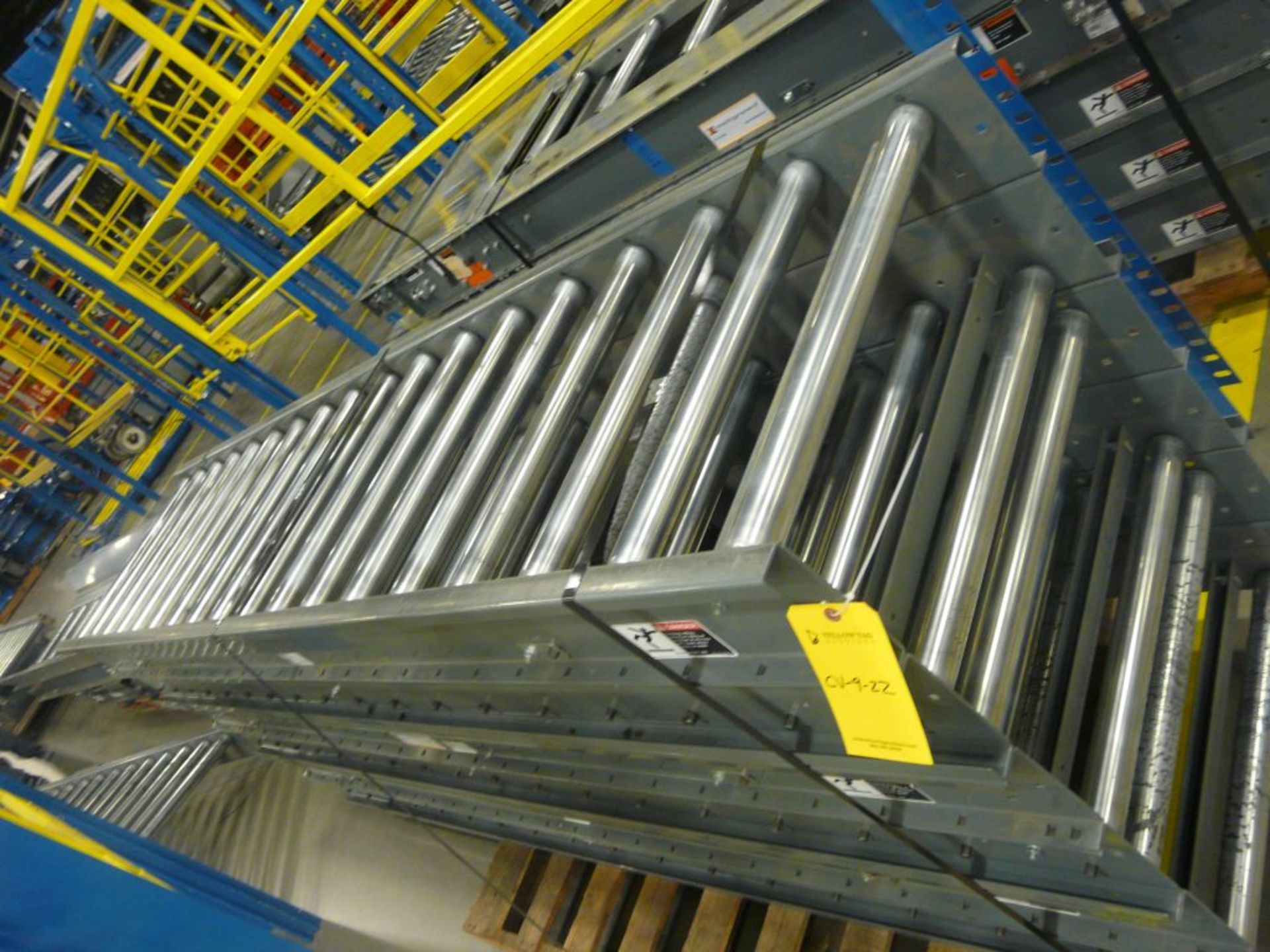 Lot of (6) 200 Belt Intermediate Conveyors - 9'L x 22"W; Tag: 223729 - $30 Lot Loading Fee