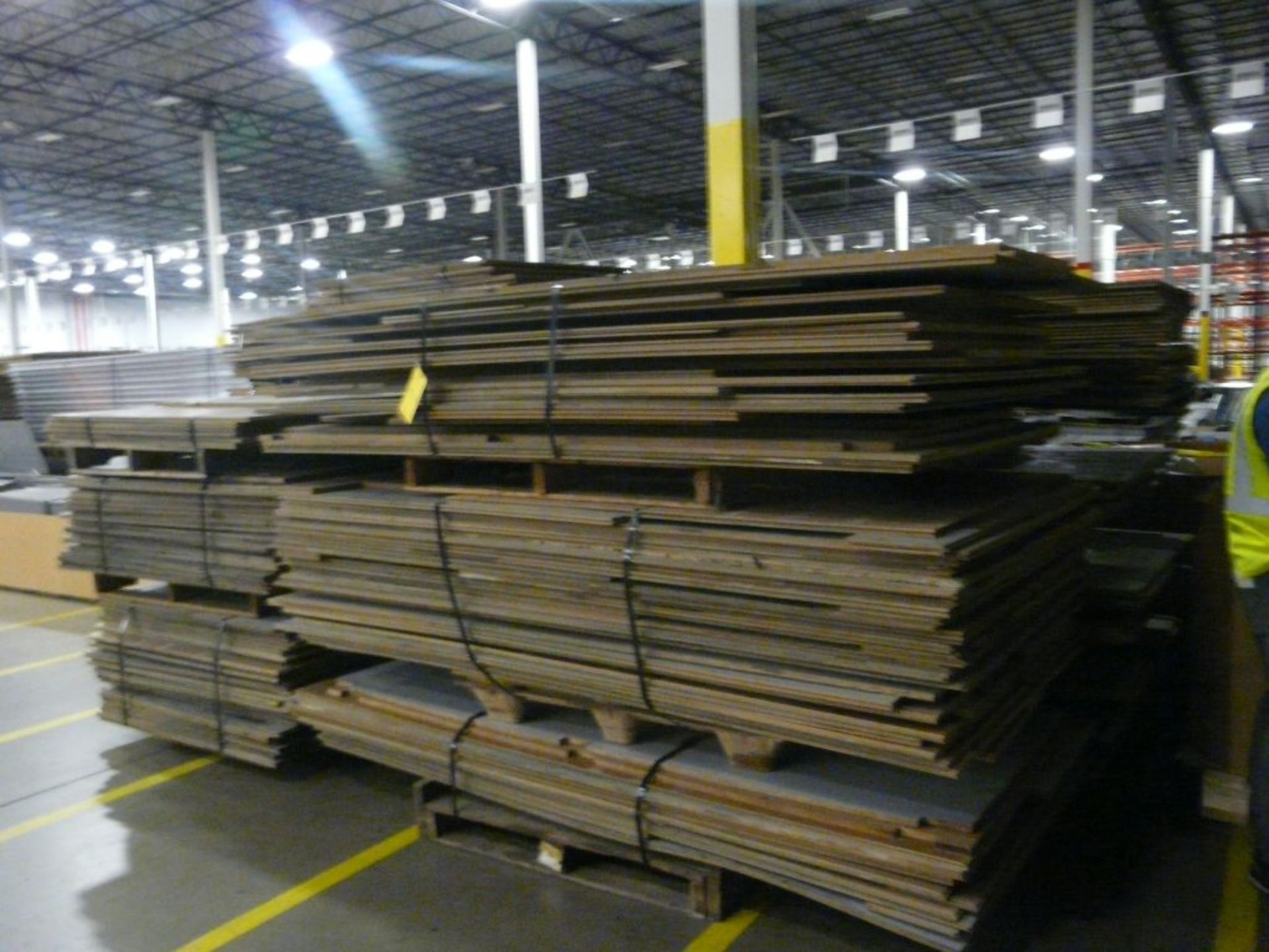 Lot of (1) Bundles of (30) Wood Floor Boards - 101" x 48"W; Tag: 223817 - $30 Lot Loading Fee - Image 2 of 3