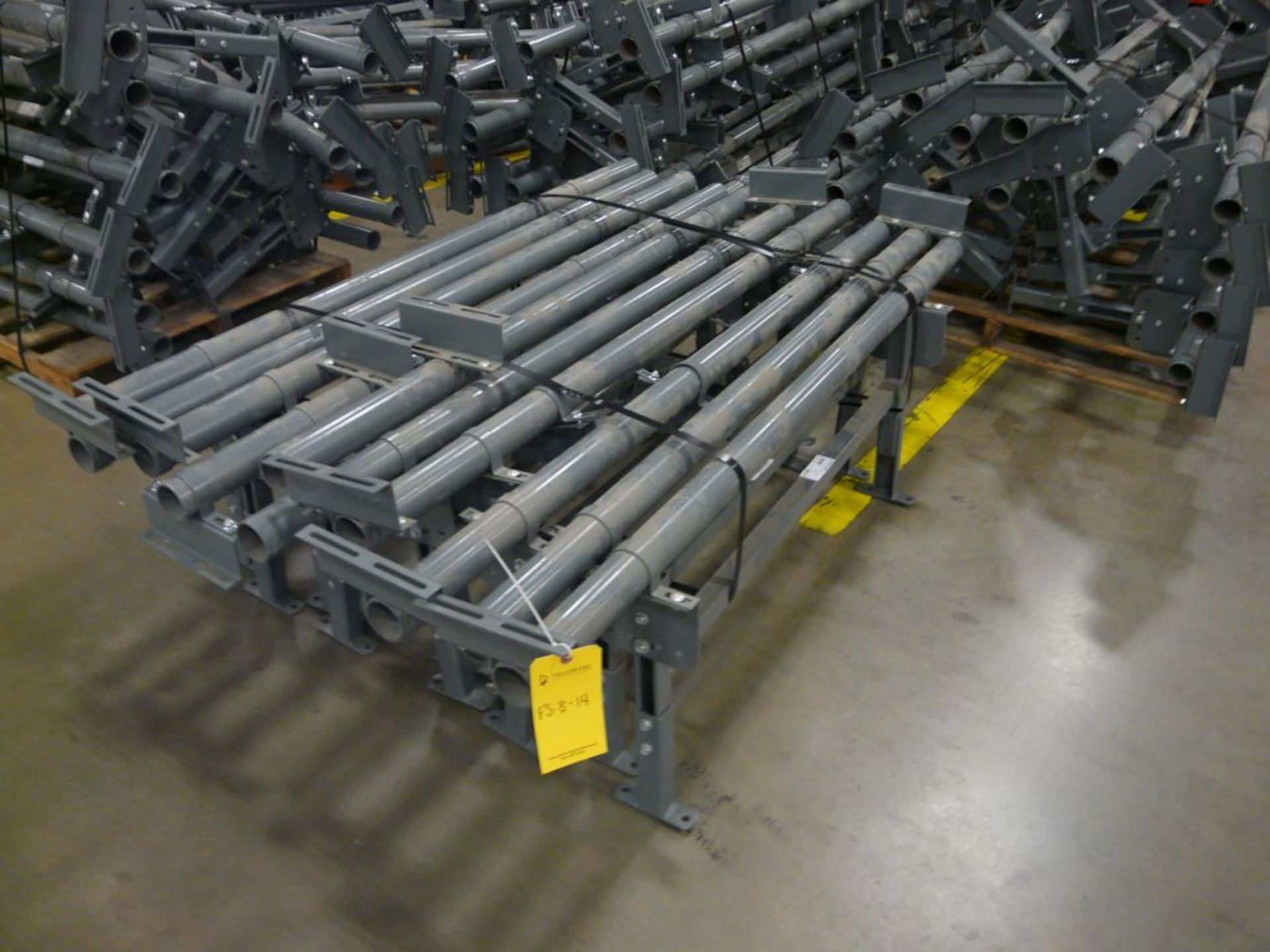 Lot of (5) USA Floor Supports - Brace: 71"L; Stand: 44"L x 19"H; Tag: 223840 - $30 Lot Loading Fee - Image 2 of 4