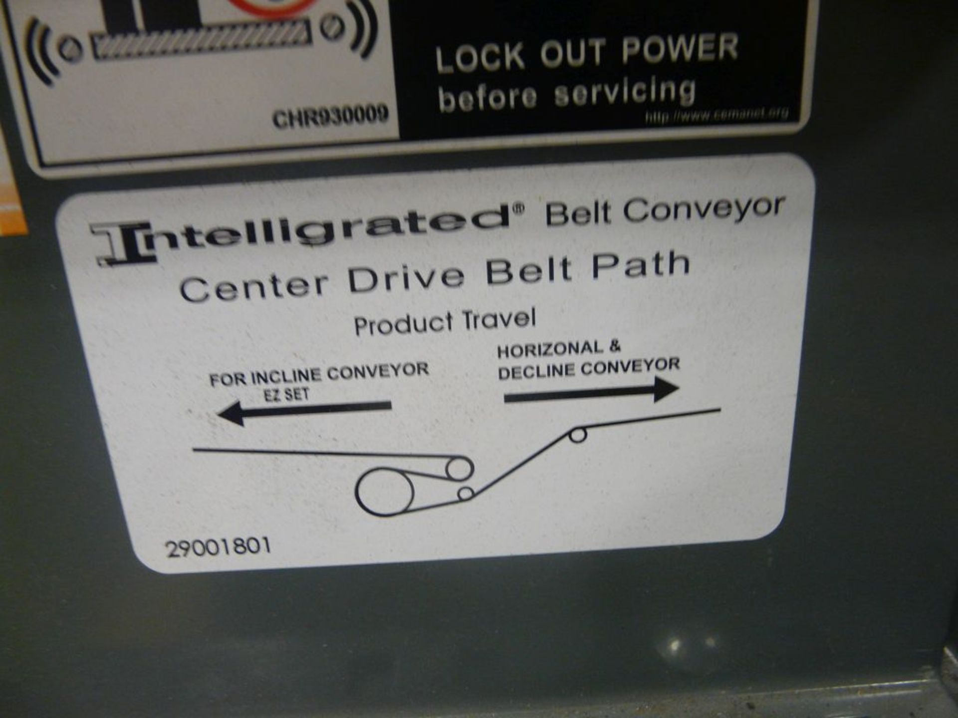 Lot of (2) 200 Belt Center Drive Conveyors - 12'L x 25"W; Includes:; Baldor 1.5 HP Pulley Motor - Image 5 of 6