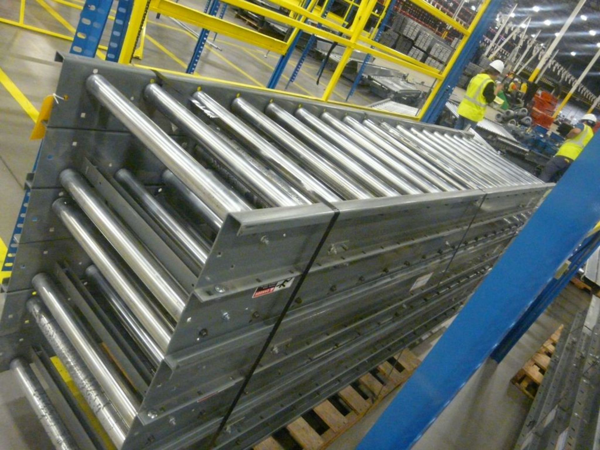 Lot of (6) 200 Belt Intermediate Conveyors - 9'L x 22"W; Tag: 223729 - $30 Lot Loading Fee - Image 2 of 3