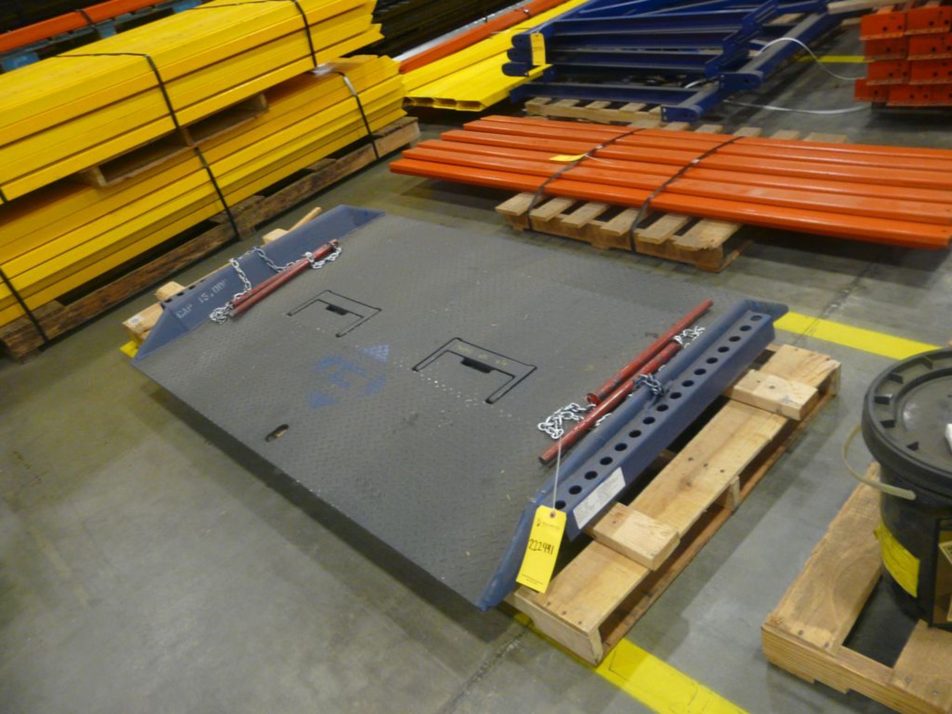 Bluff Manufacturing Dock Plate - Model No. 15C7248; Serial No. 342461; 15,000 Capacity; Tag: 222441;