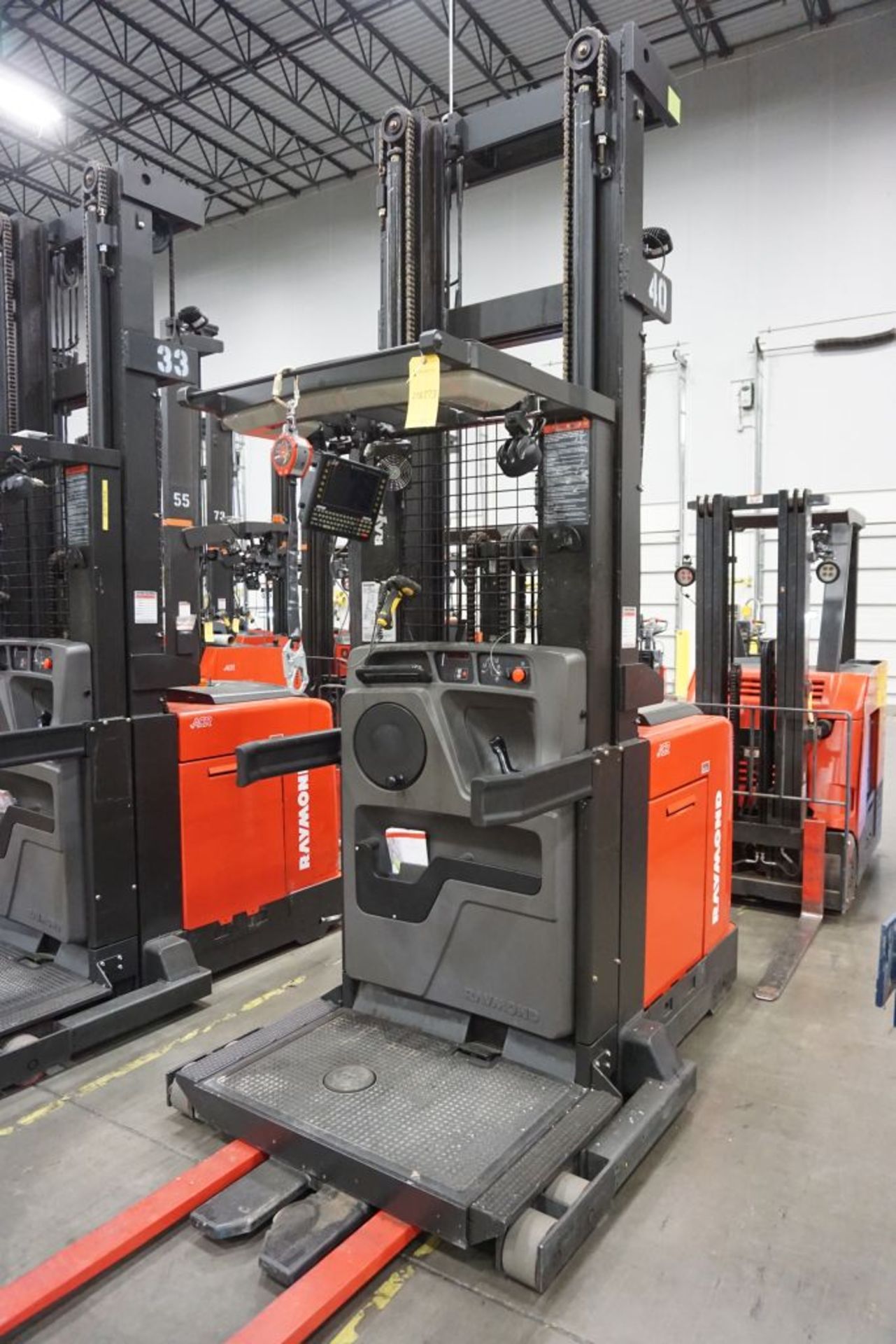 Raymond 5600 Order Picker Forklift - Model No. 560-OPC30TT; Serial No. 560-15-B25547; 36V; 3,000