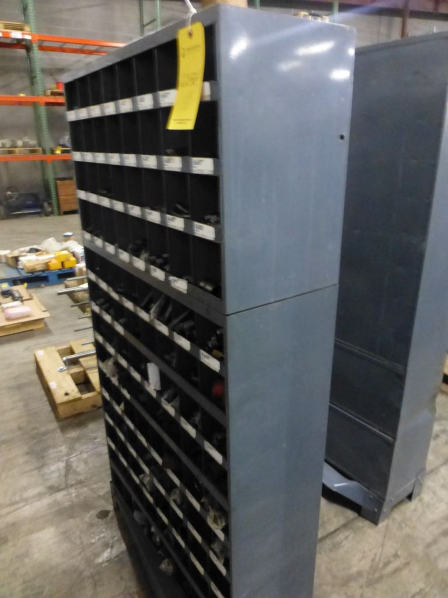 Metal Cabinet w/Components - Includes:; Cap 1/4"; Hex Bushing; Reducer; 12"W x 34"H x 64"H; Tag: - Image 2 of 10