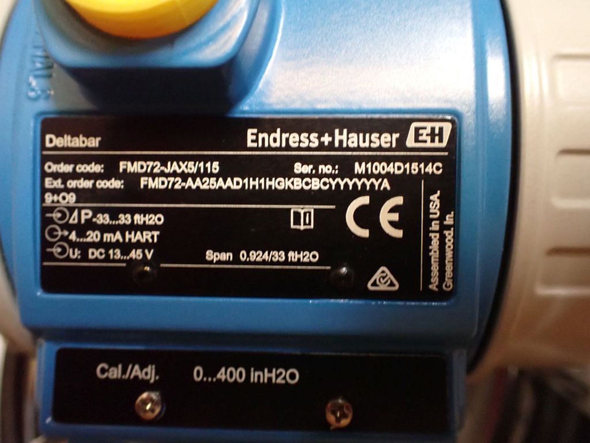 Endress+Hauser Sensor - Part No. 100001405452; Size: 25" x 17" x 13"; New Surplus; Tag: 221934 - Image 15 of 20