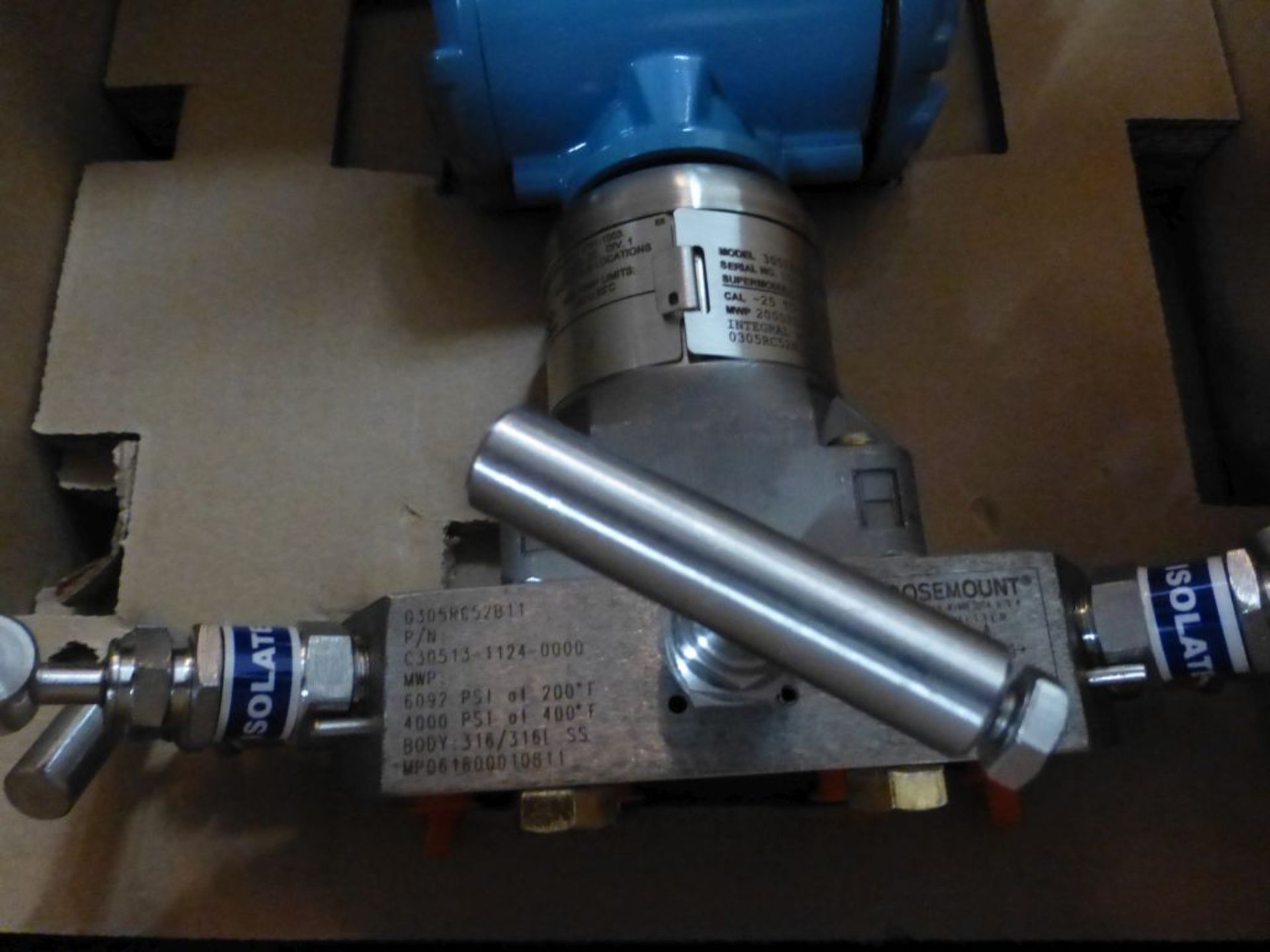 Emerson Rosemount Pressure Transmitter - Part No. C305RC52B11; Model No. 3051S1CD1A2A11A1AE5Q4; - Image 5 of 8