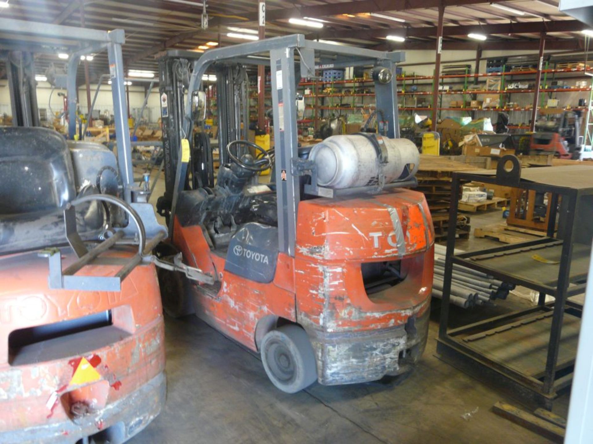 Toyota Propane Pro Forklift - Model No. 7FGCU25; Serial No. 96309; 4' Long Forks; 11102 Hours;