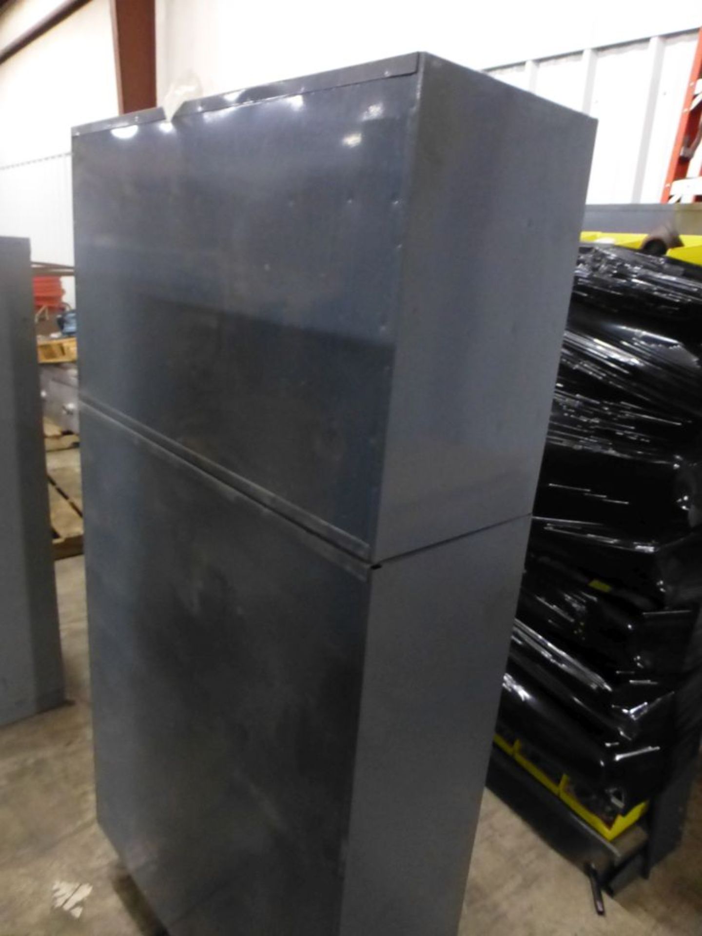 Metal Cabinet w/Components - Includes:; Cap 1/4"; Hex Bushing; Reducer; 12"W x 34"H x 64"H; Tag: - Image 4 of 10