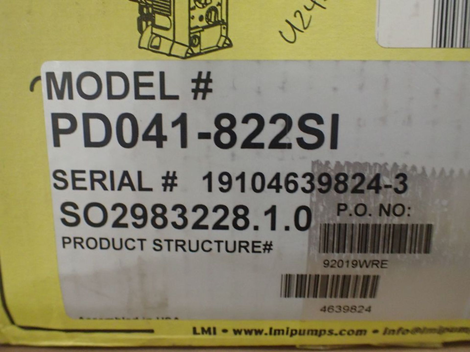 Lot of (3) LMI Chemical Feed Pumps - (2) Part No. P141-352SI; (1) Part No. PD041-822SI; New Surplus; - Image 5 of 7