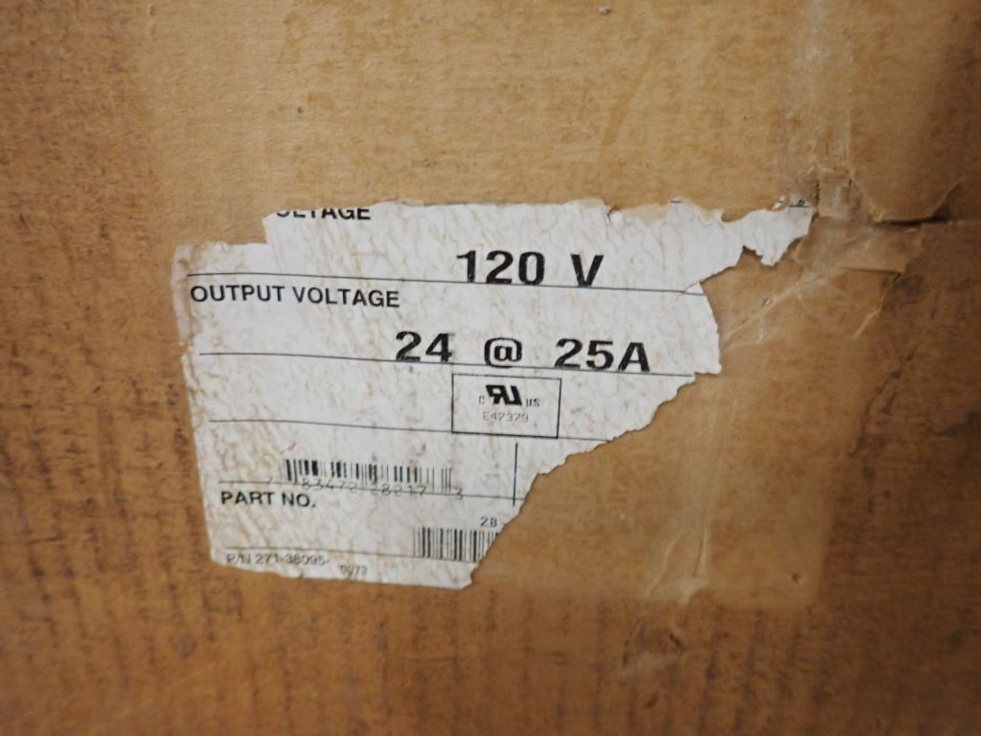 EGS Sola Power Supply - Cat No. 28 21271; 25A; 120V; 600W; New Surplus; Tag: 222473 - Image 5 of 8