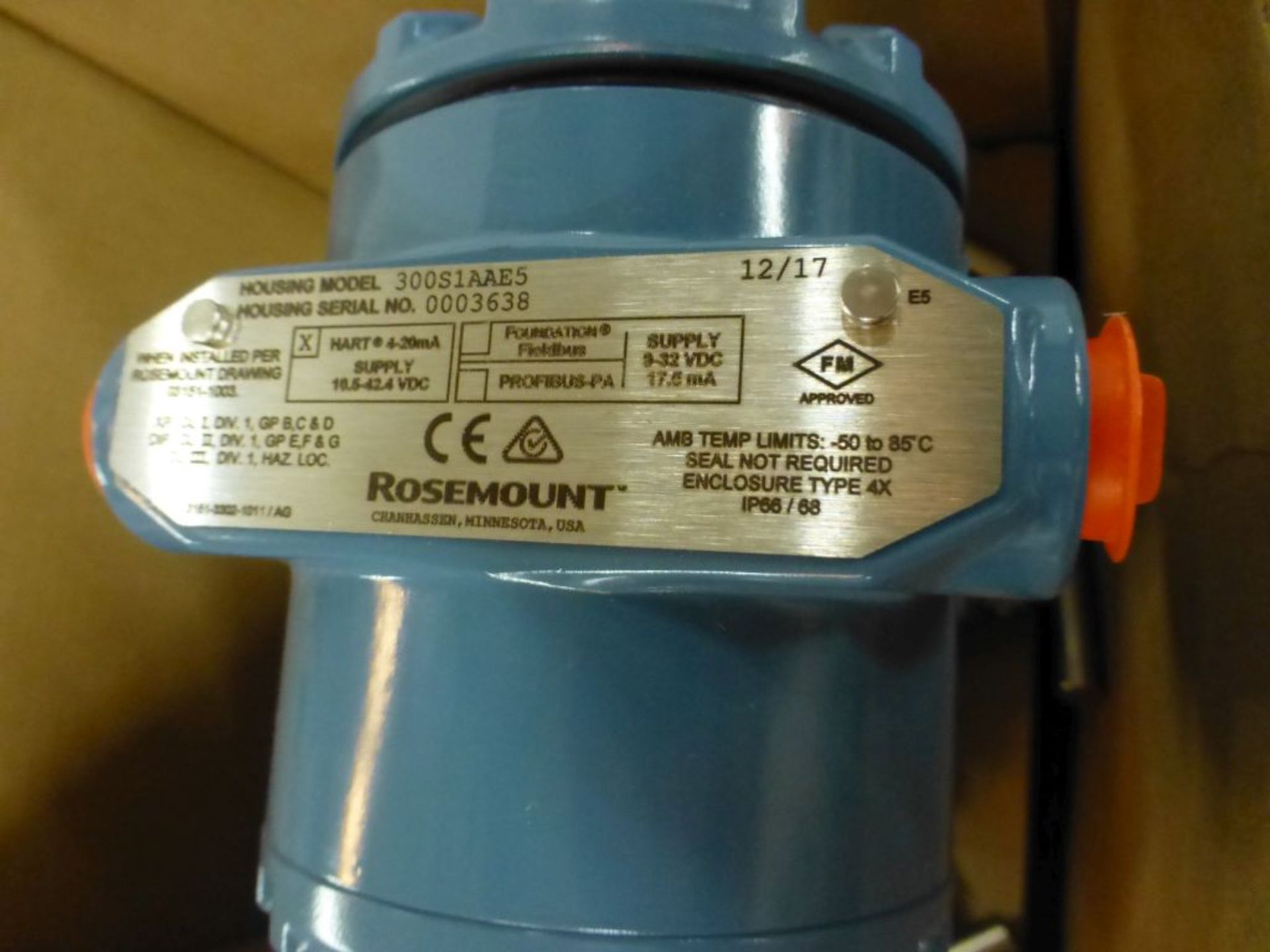 Emerson Rosemount Pressure Transmitter - Part No. C305RC52B11; Model No. 3051S1CD1A2A11A1AE5Q4; - Image 7 of 8